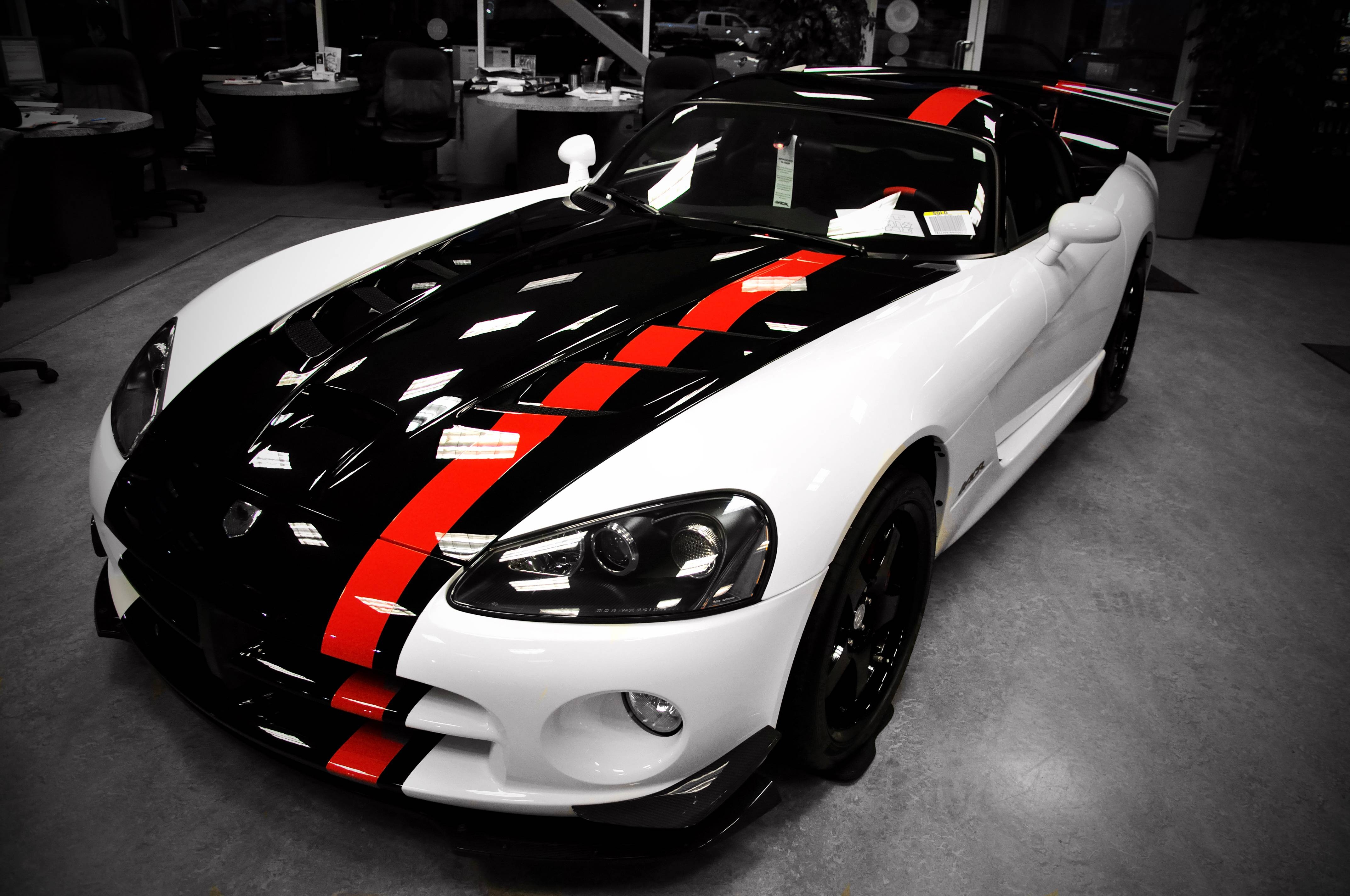 4290x2850 Black White Dodge Viper Tuning Car 1 Wallpaper, Desktop