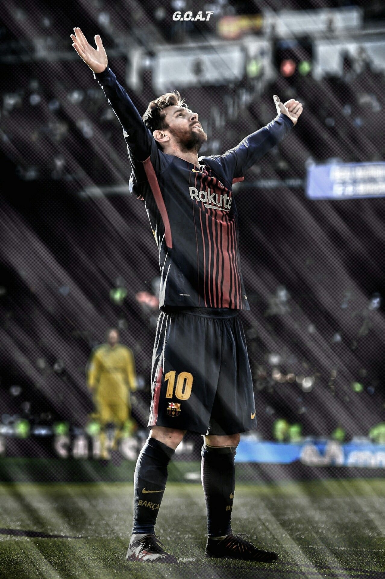 1280x1920 Lionel Messi Goat Wallpaper, Phone