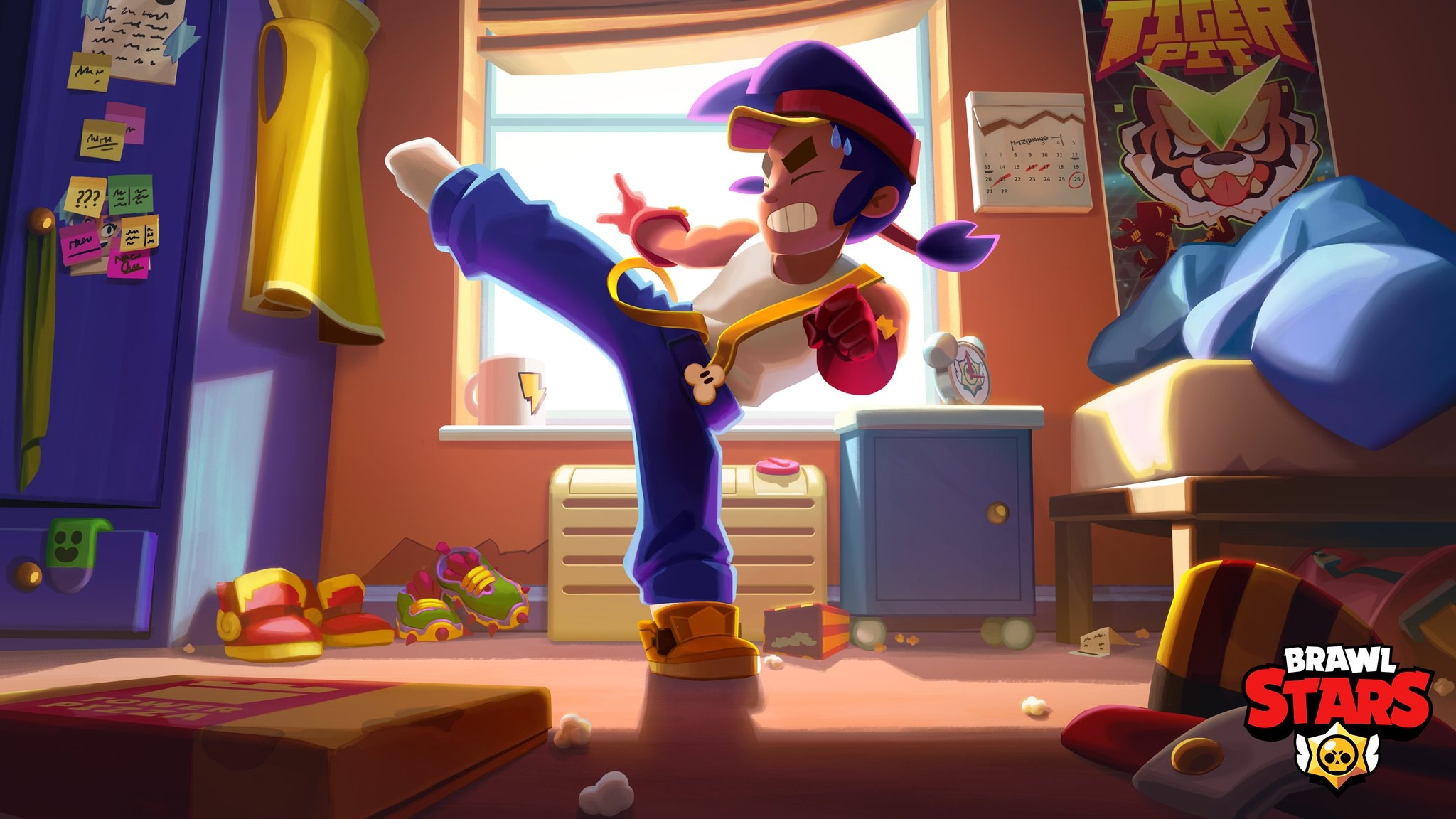 2050x1160 Brawl Stars sneaker is powerful enough to handle his kick!, Desktop