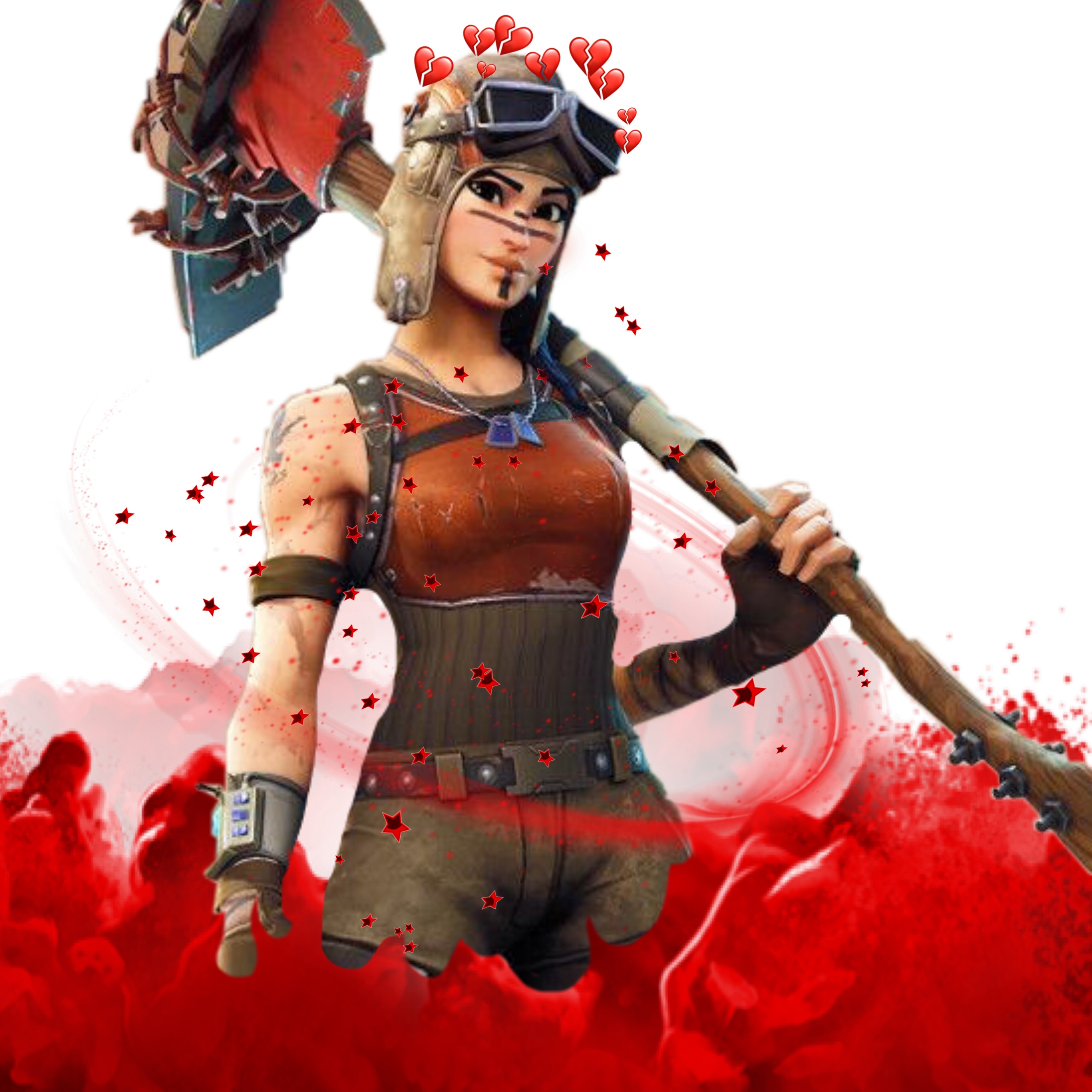 3470x3470 Fortnite Wallpaper Renegade Raider, Phone