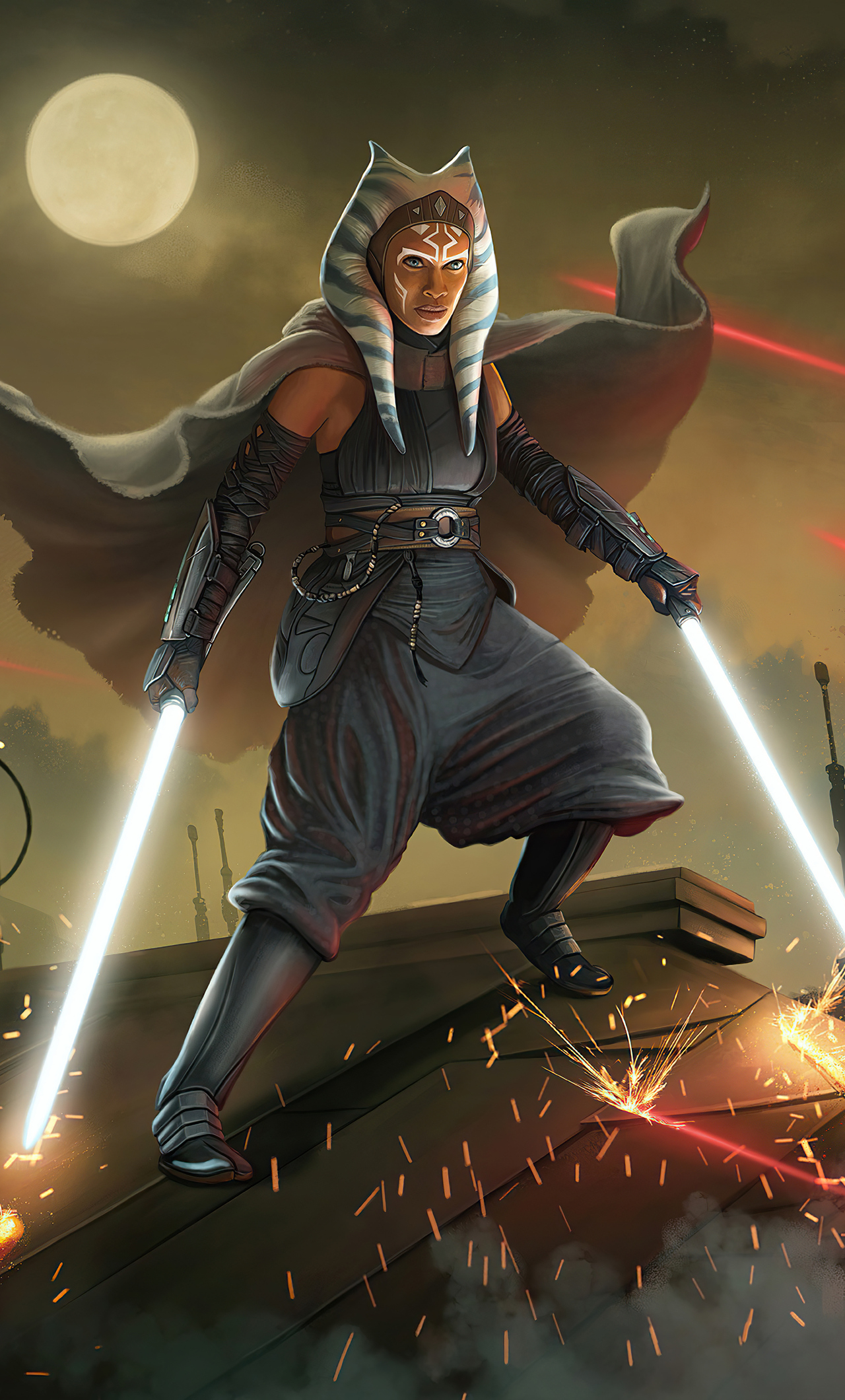 1280x2120 Ahsoka Tano 4k iPhone HD 4k Wallpaper, Image, Background, Photo and Picture, Phone