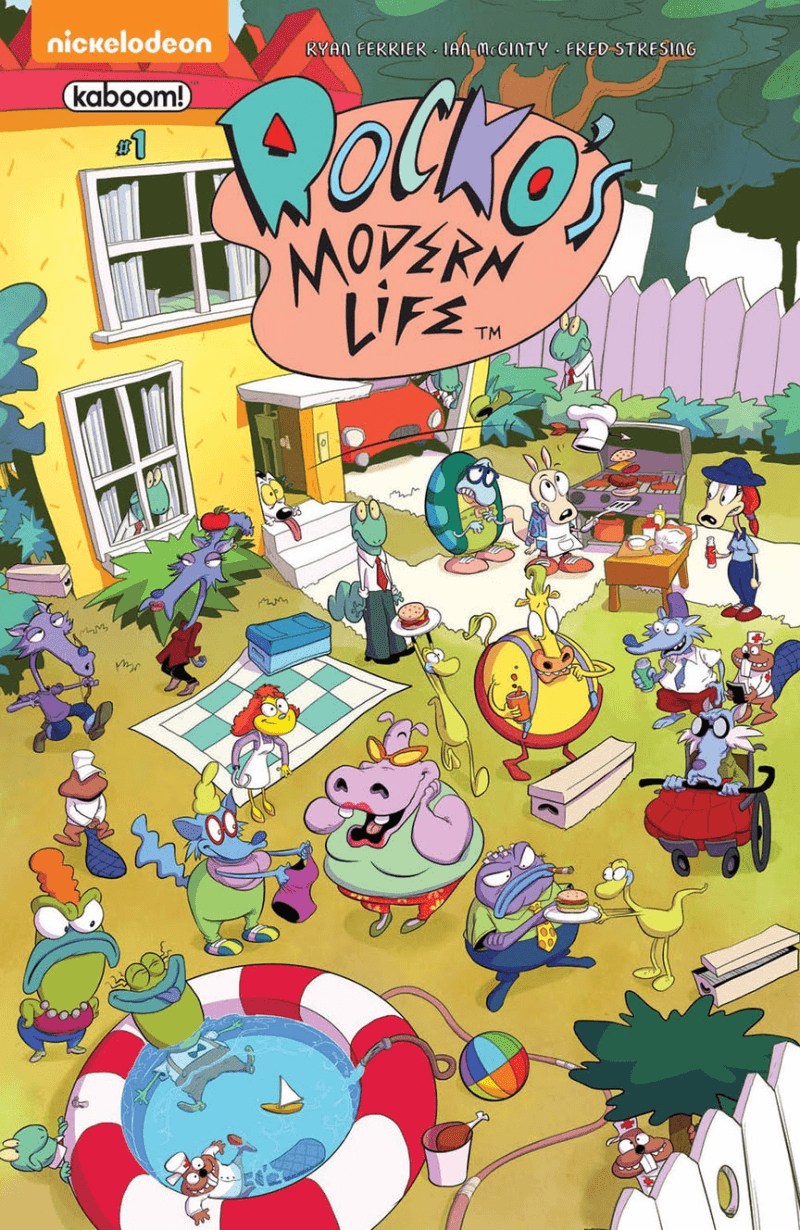 800x1230 Rocko Will Navigate Unemployment in Rocko's Modern Life Comic From, Phone