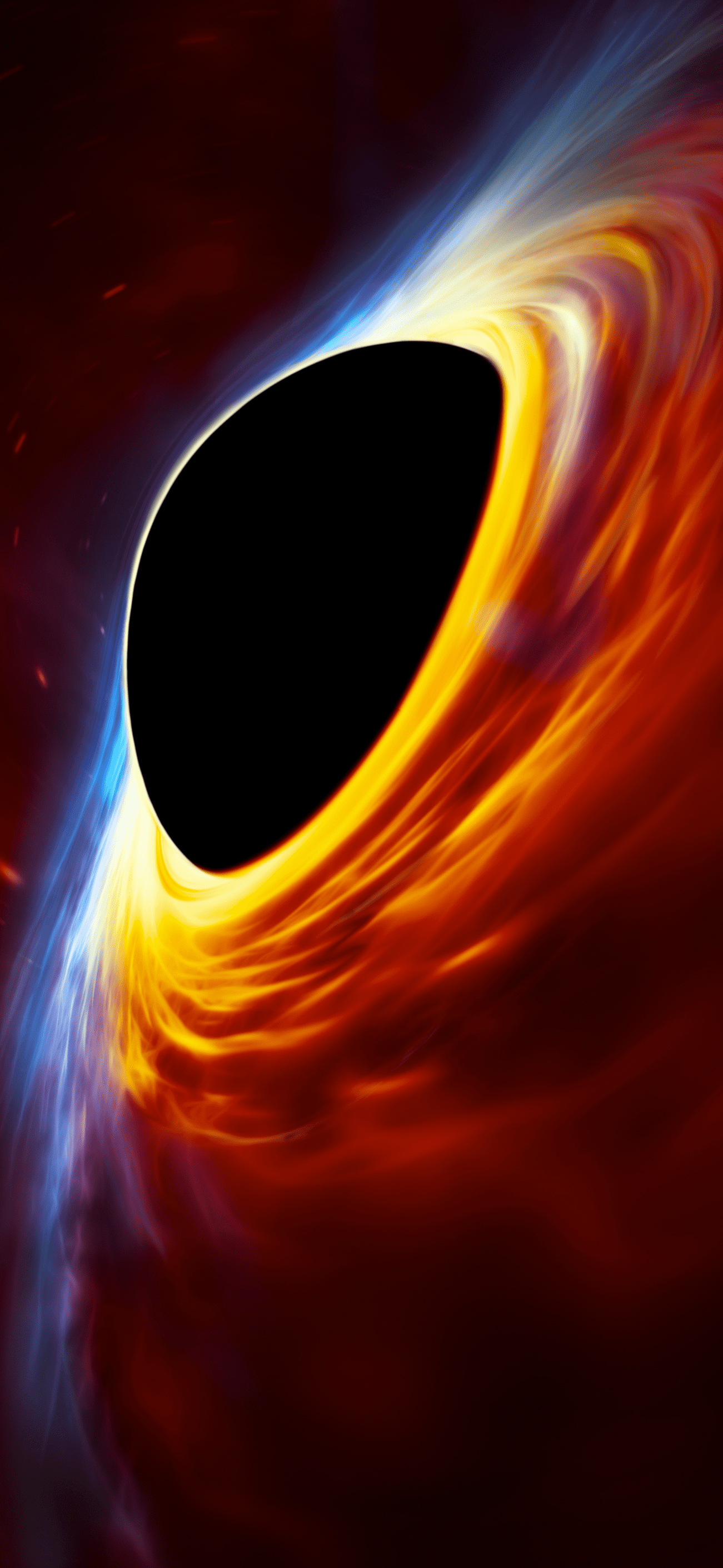 1310x2820 4K Black Hole Wallpaper, Phone