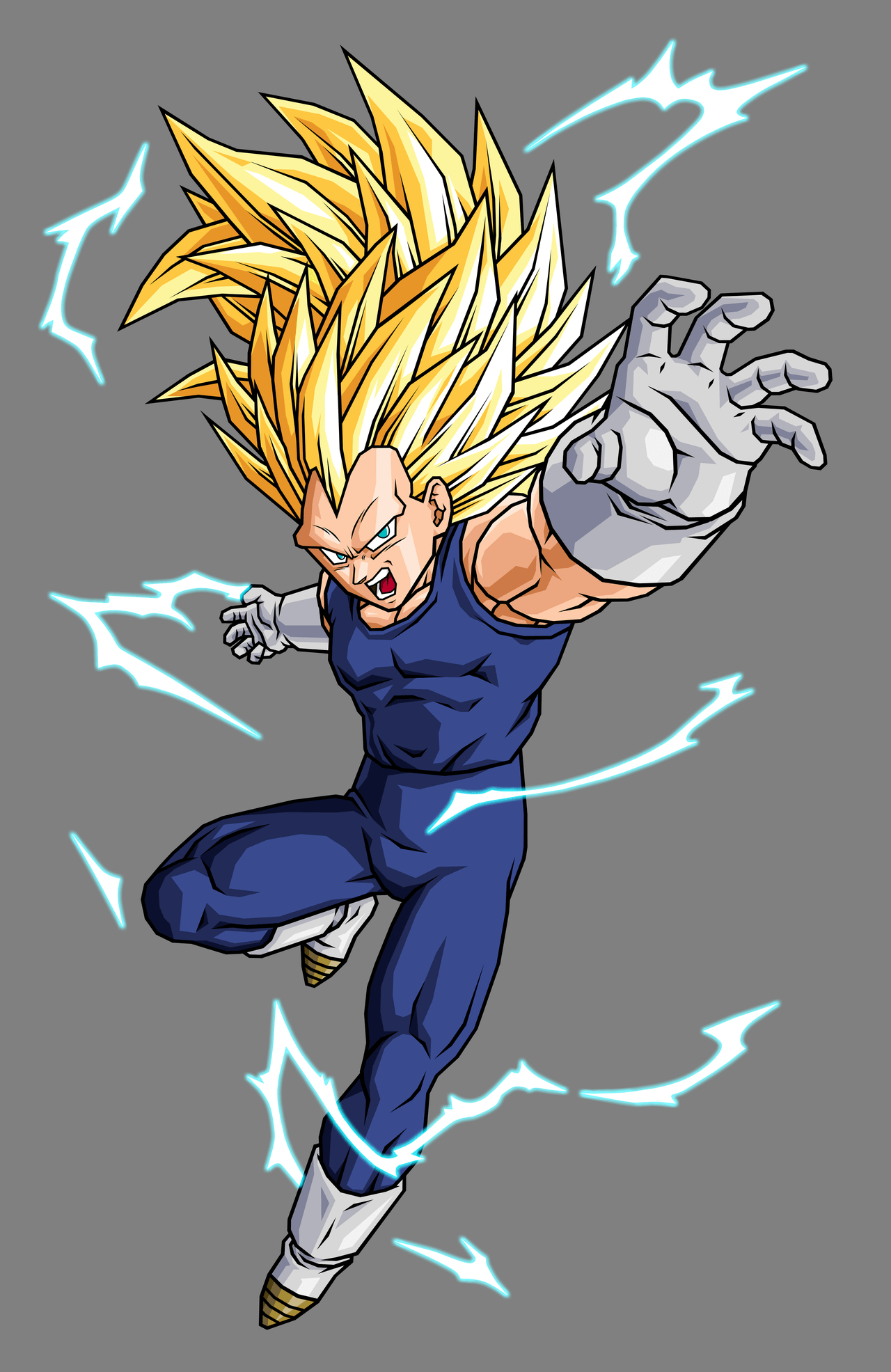 1280x1980 Majin Vegeta SSJ3 Wallpaper, Phone