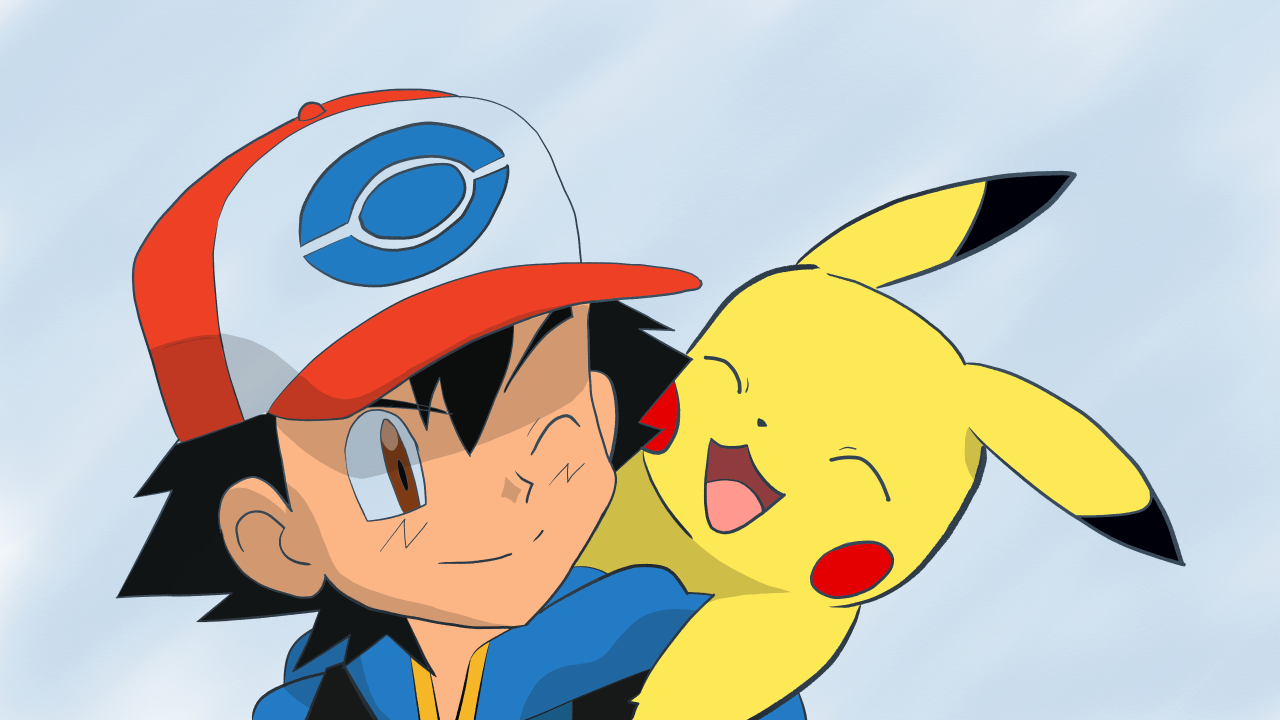 2560x1440 Pikachu Wallpaper 4K, Ash Ketchum, Pokemon, Desktop