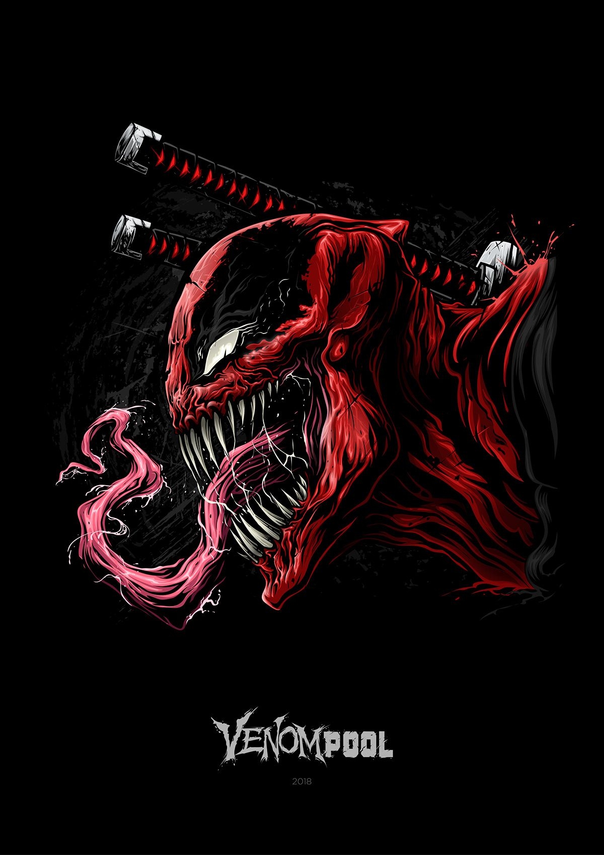 1200x1700 Logo Cool Wallpaper Deadpool, Phone