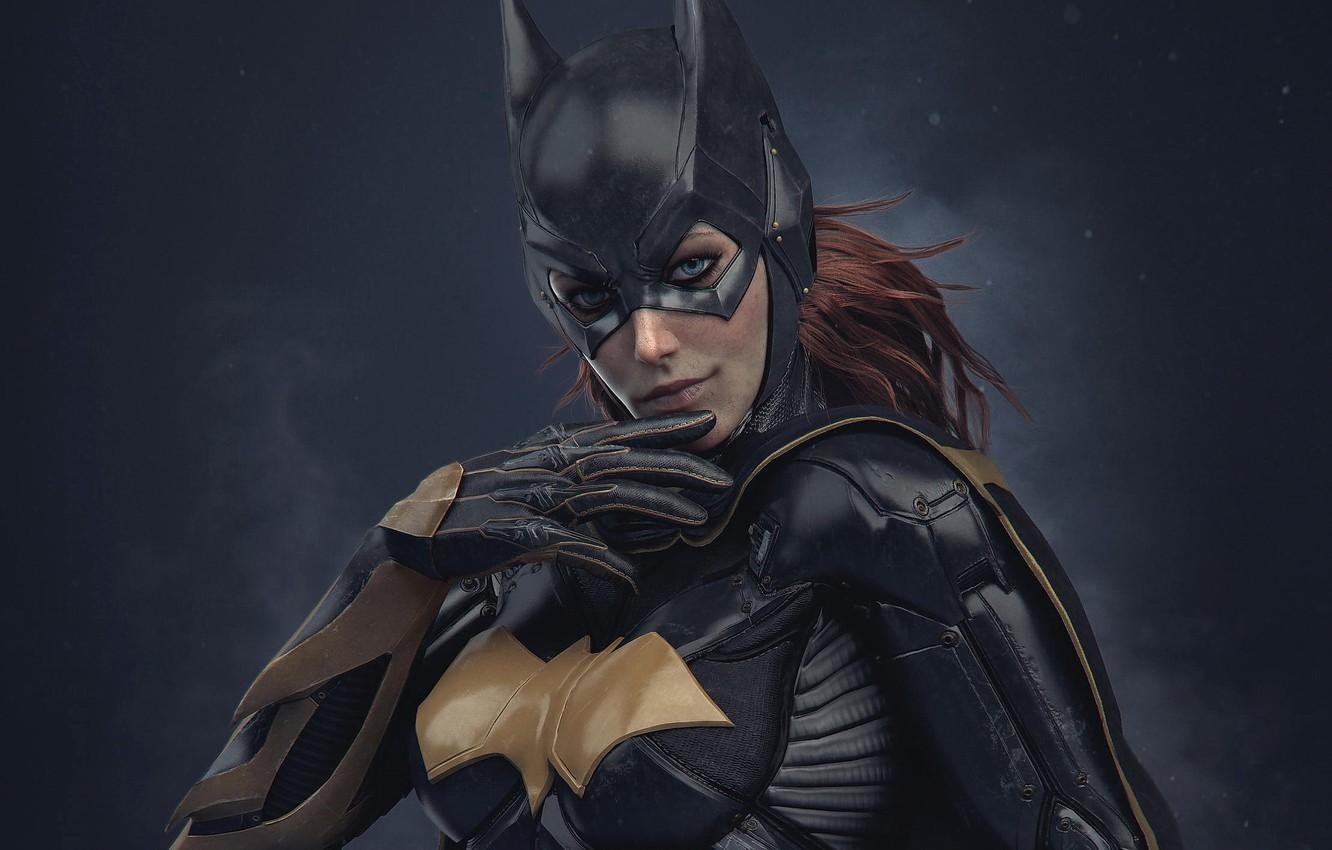 1340x850 Wallpaper girl, mask, costume, girl, armor, suit, DC Comics, batgirl, Desktop