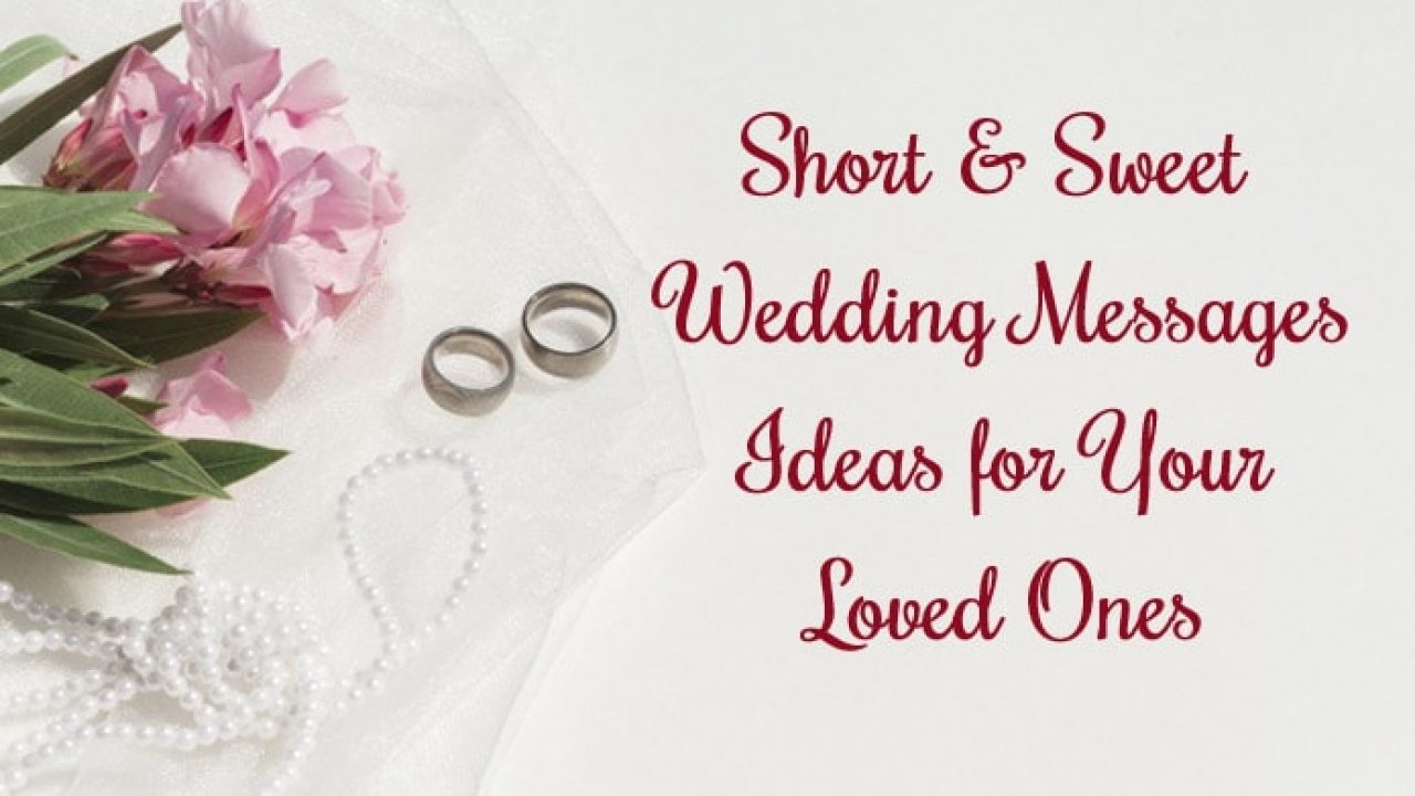 1280x720 Short & Sweet Wedding Messages Ideas for Your Loved Ones, Desktop