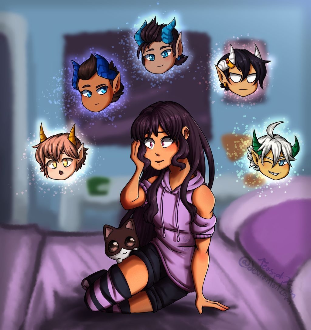 1030x1090 Trying To Process That Danger You're In By Tears Of Xion. Aphmau Wallpaper, Aphmau, Aphmau Fan Art, Phone