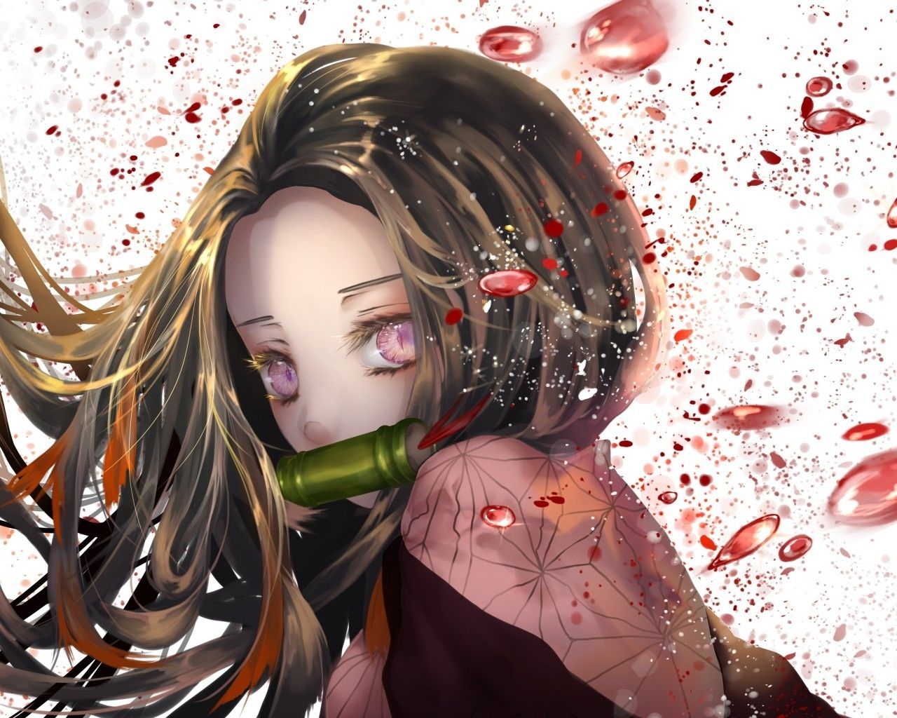 1280x1030 Download  Kimetsu No Yaiba, Kamado Nezuko, Demon Slayer, Pretty Wallpaper, Desktop