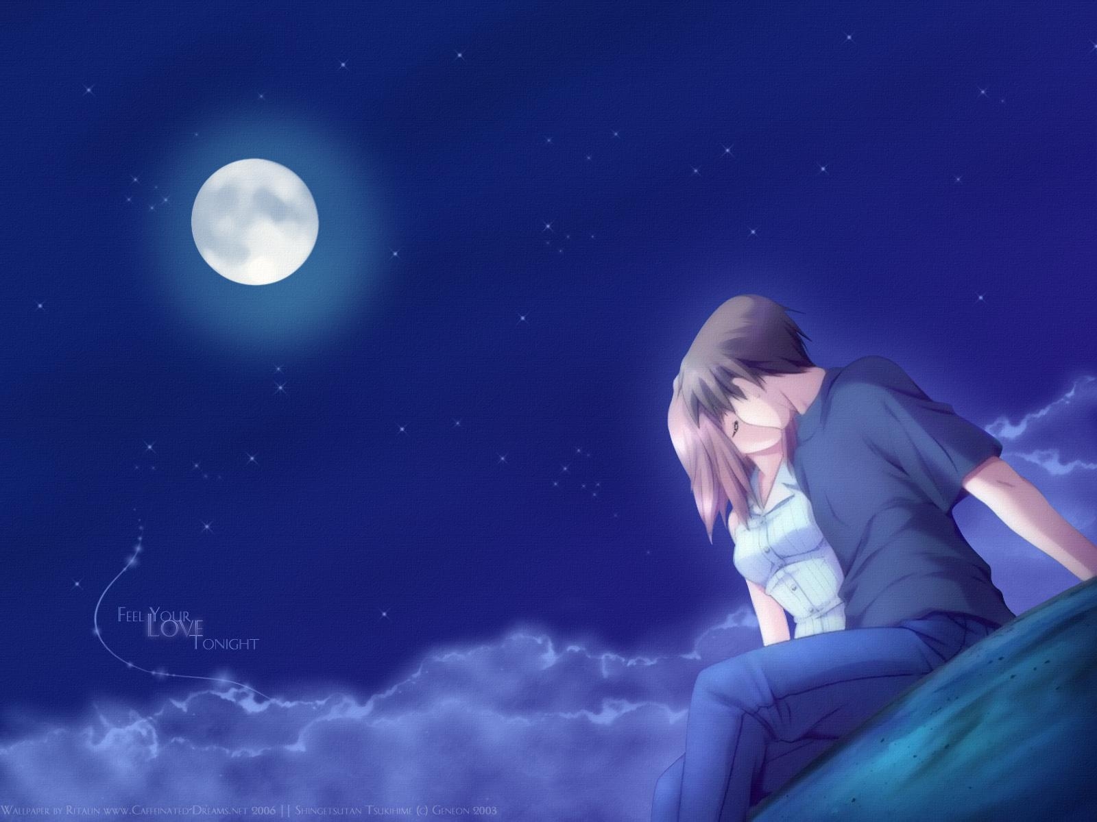 1600x1200 Romance Anime Love Couple Kissing Image HD Love, Desktop