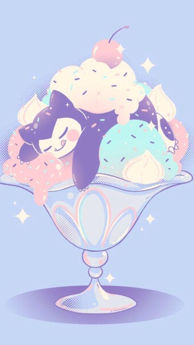 640x1140 Pokémon ice cream wallpaper, Phone