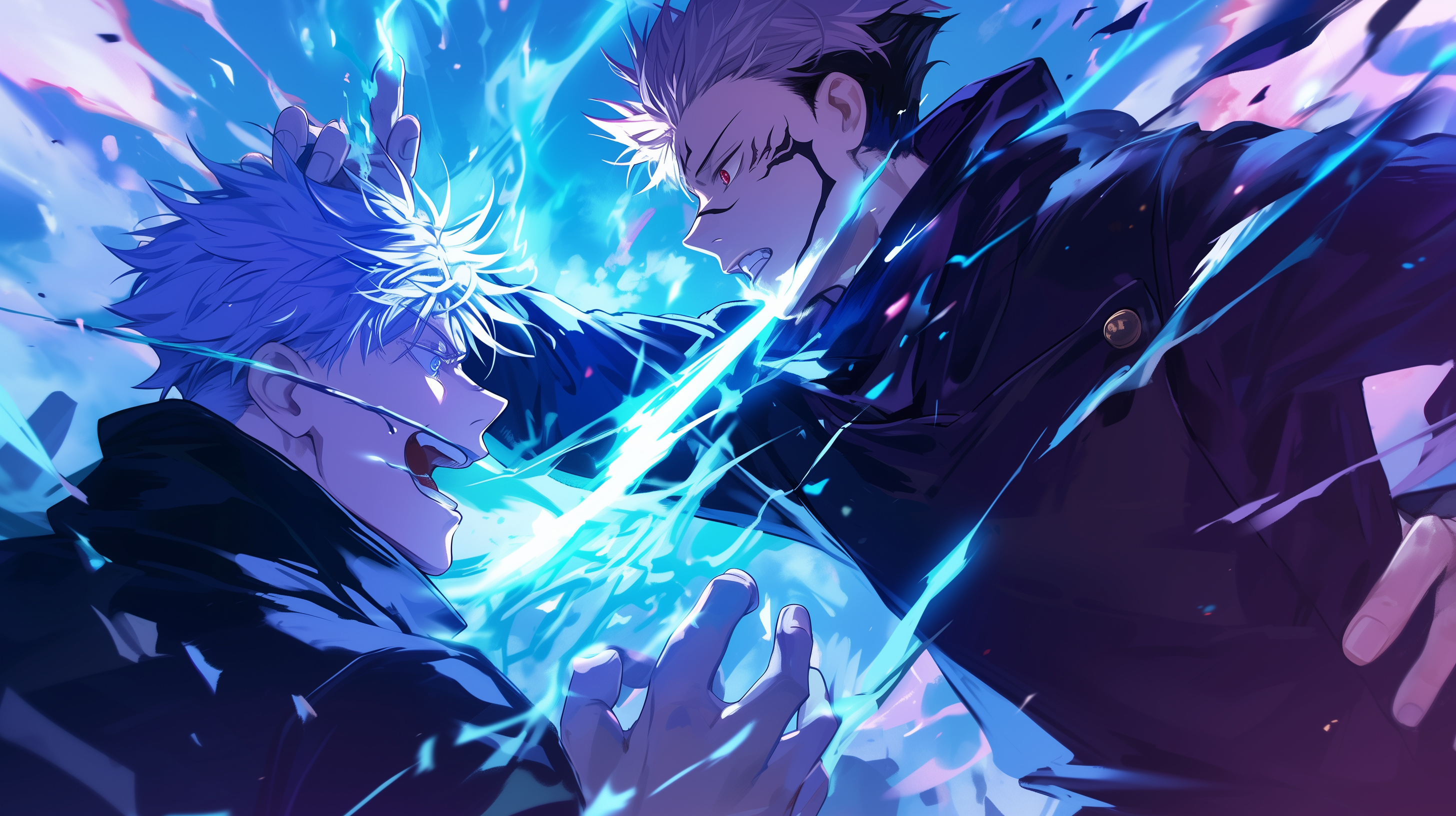 2920x1640 Gojo vs Sukuna Epic Showdown, Desktop