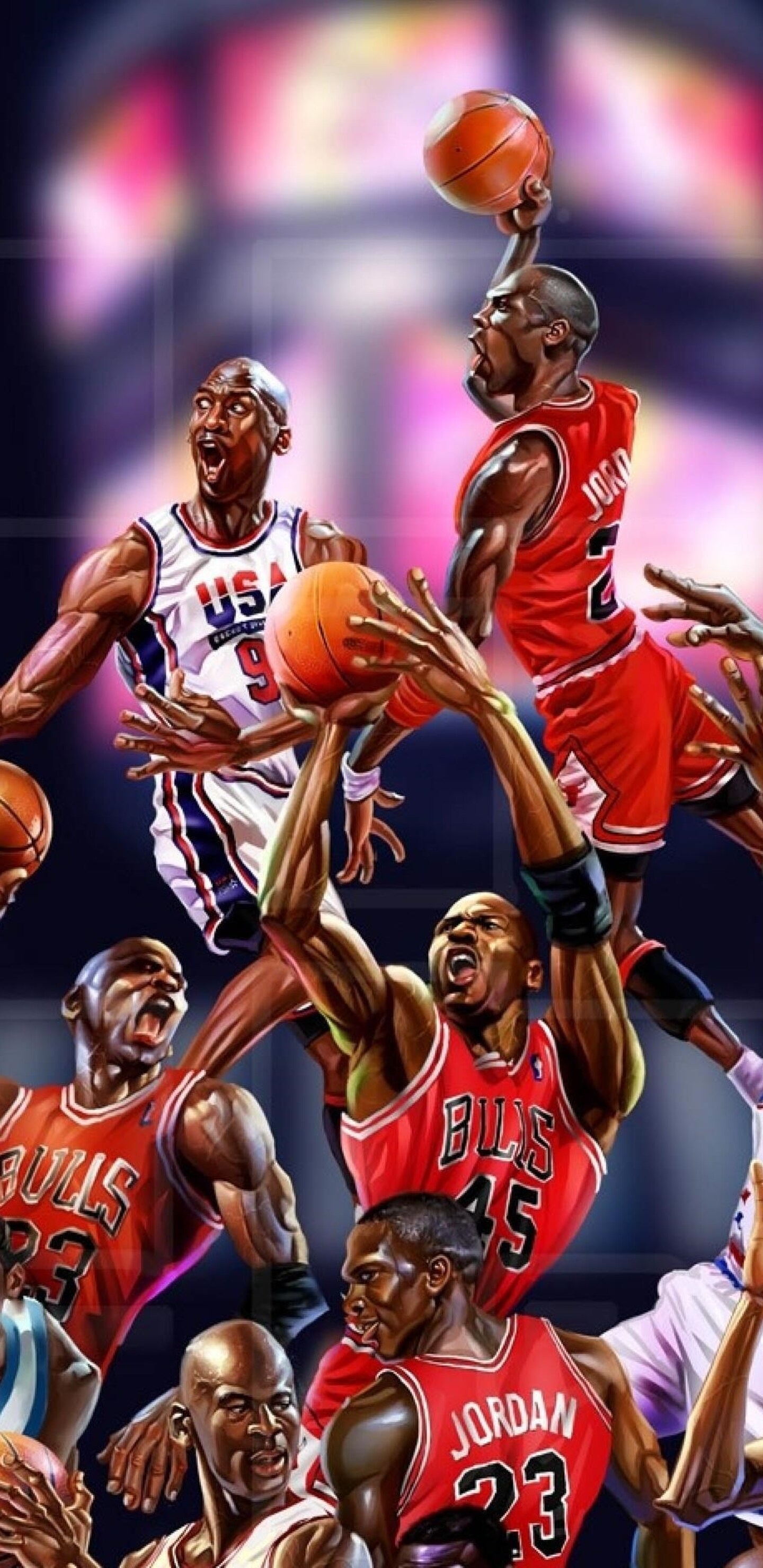 1440x2960 Michael Jordan Art Samsung Galaxy Note S S SQHD HD 4k Wallpaper, Image, Background, Photo and Picture, Phone