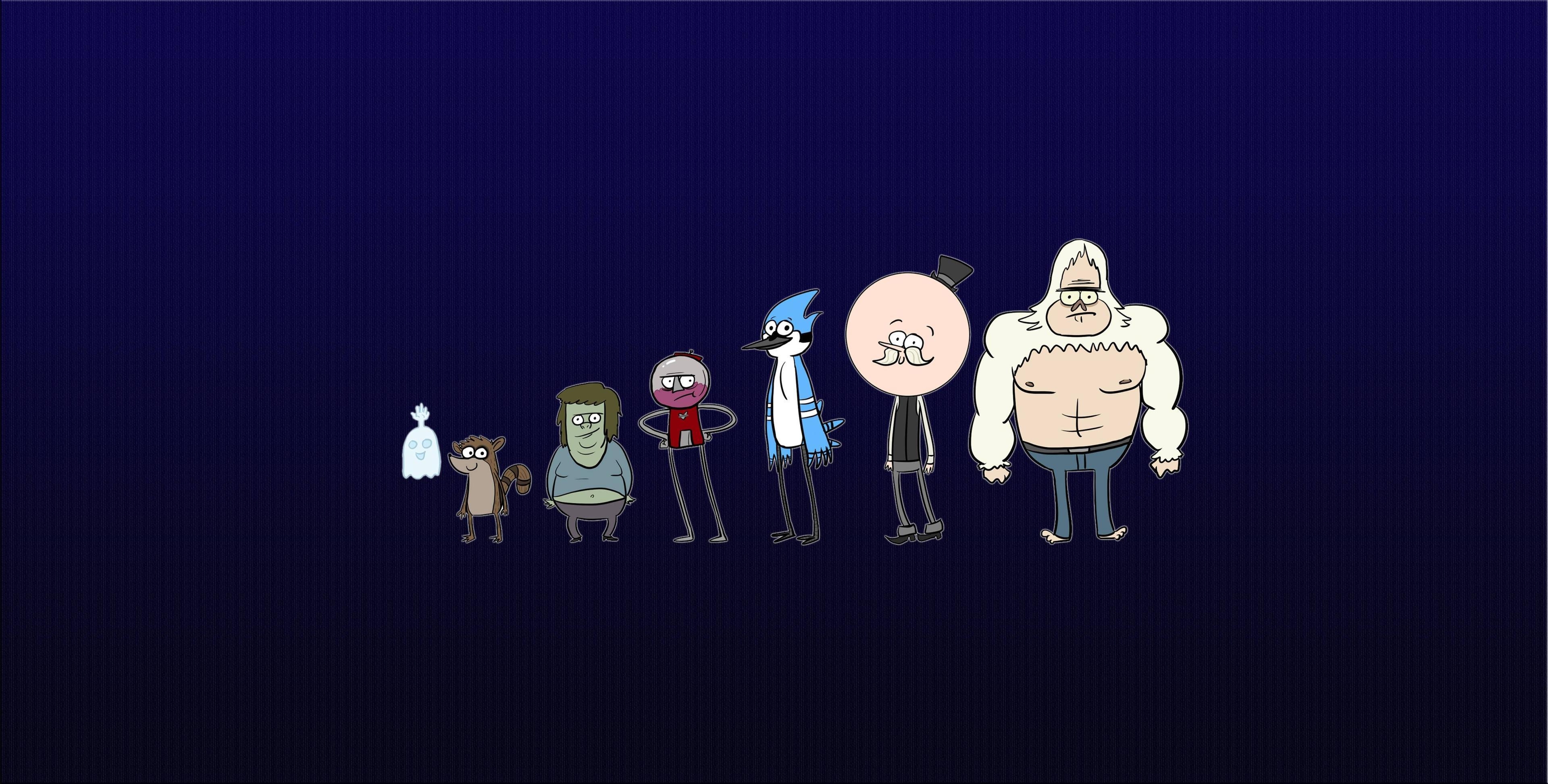 3840x1950 image For > Regular Show Wallpaper For Desktop, Desktop