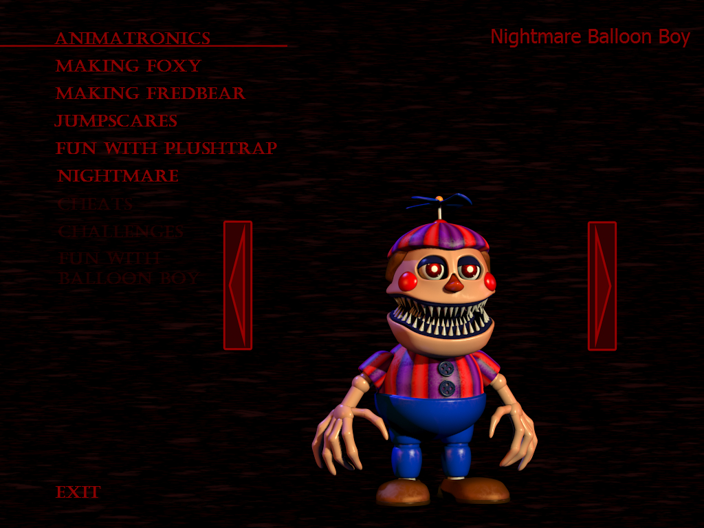 1030x770 Nightmare Balloon Boy. Five Nights at Freddy's, Desktop