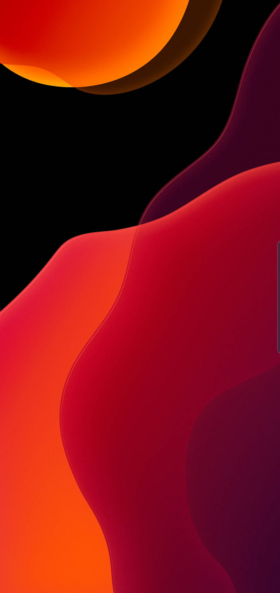 910x1920 Download iPhone 13 IOS Red Orange Abstract Wallpaper, Phone