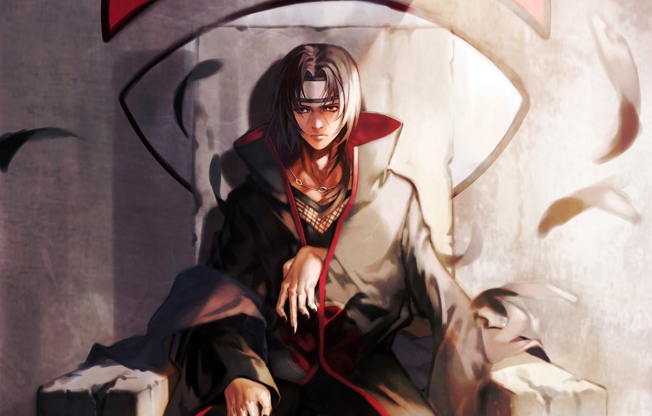 1340x850 Wallpaper naruto, art, Itachi, nona, the Uchiha clan image for desktop, section сэйнэн, Desktop