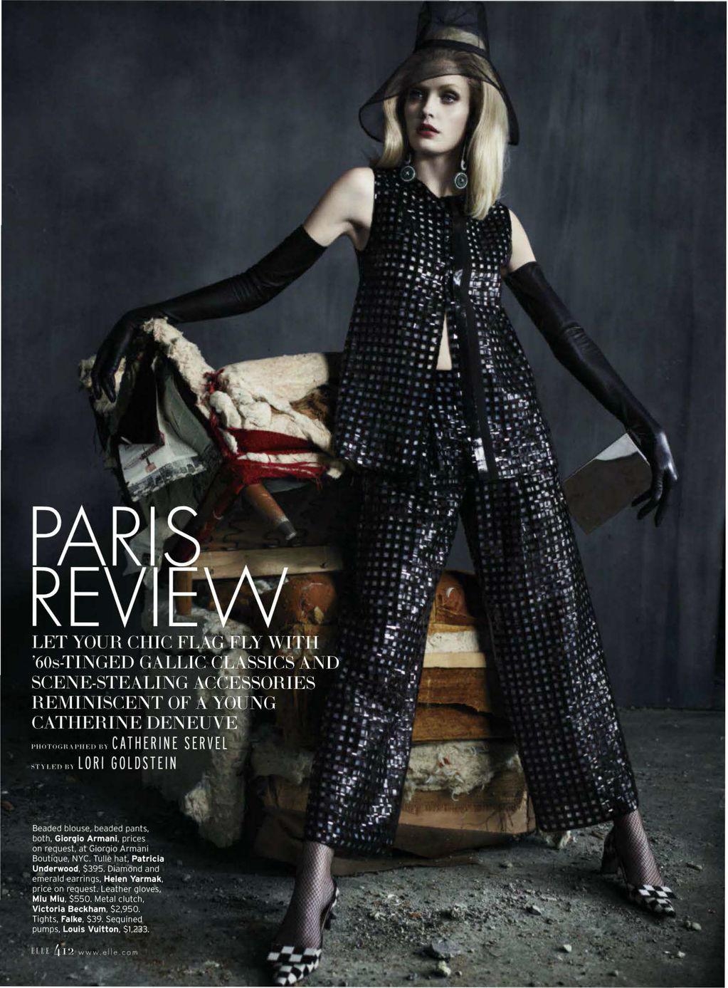 1030x1390 Paris Review” Heidi Mount by Catherine Servel for US Elle March 2013, Phone