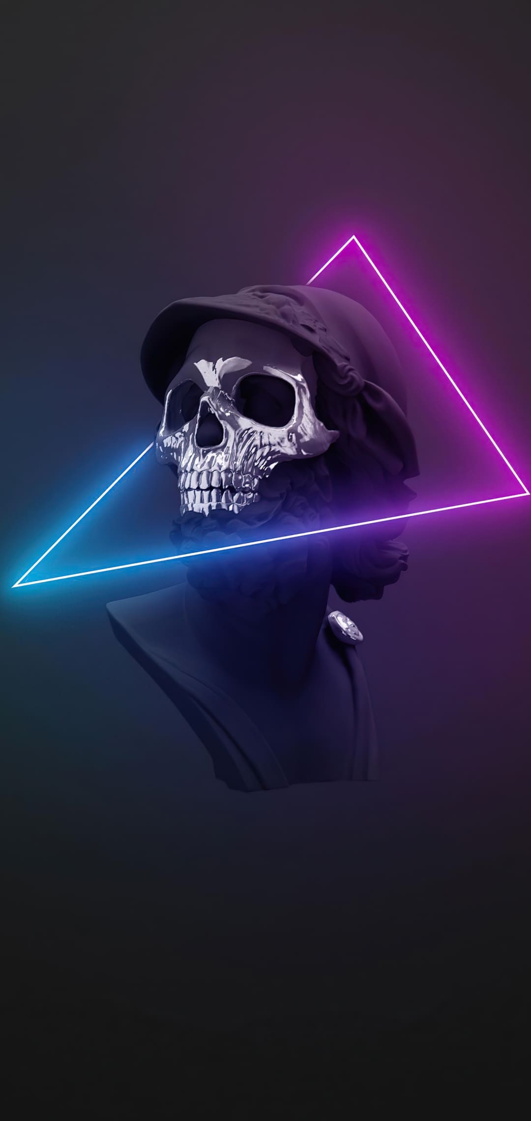 1080x2280 Skull iPhone Wallpaper { 4k & HD }, Phone