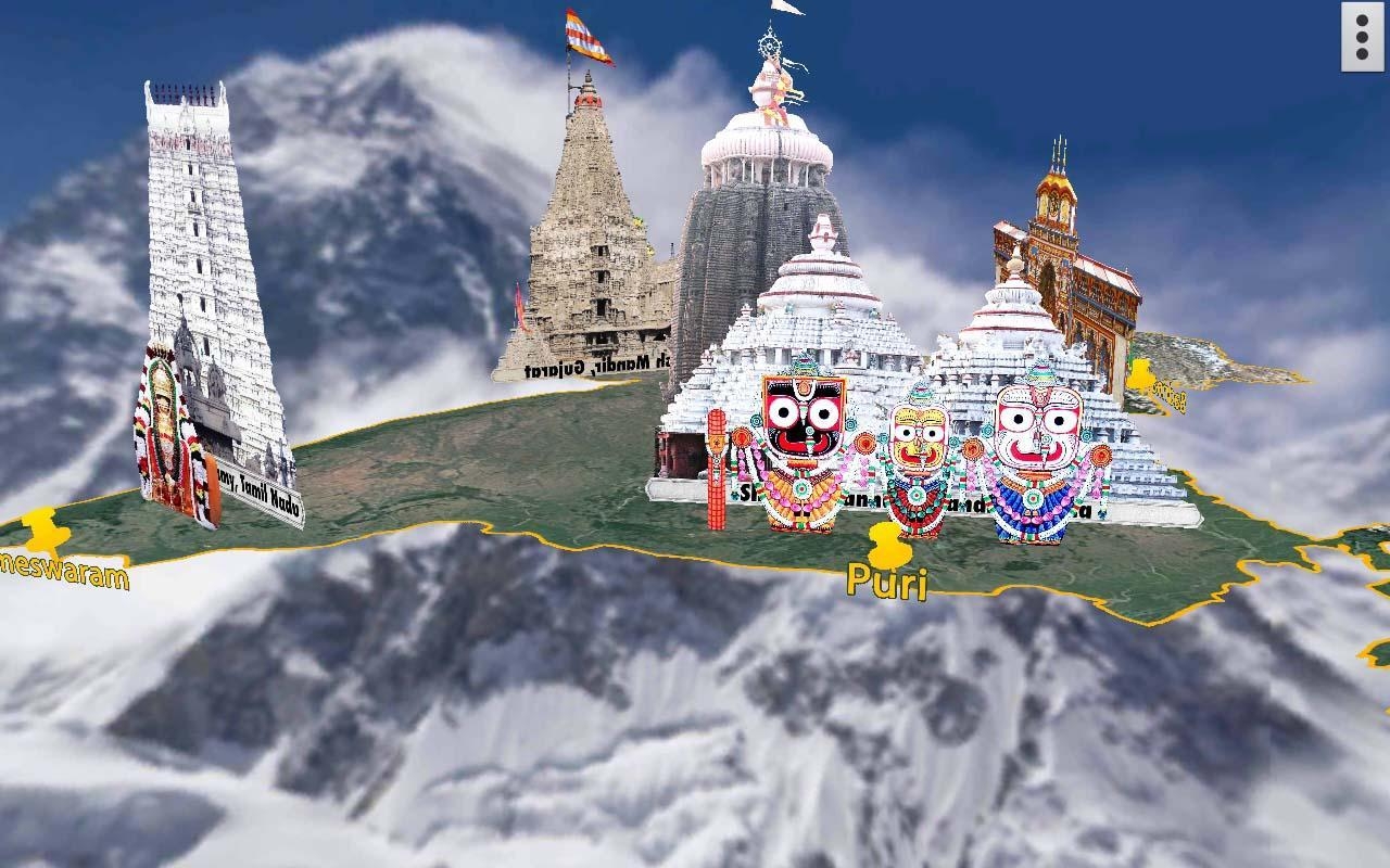 1280x800 4D Char Dham Live Wallpaper for Android, Desktop