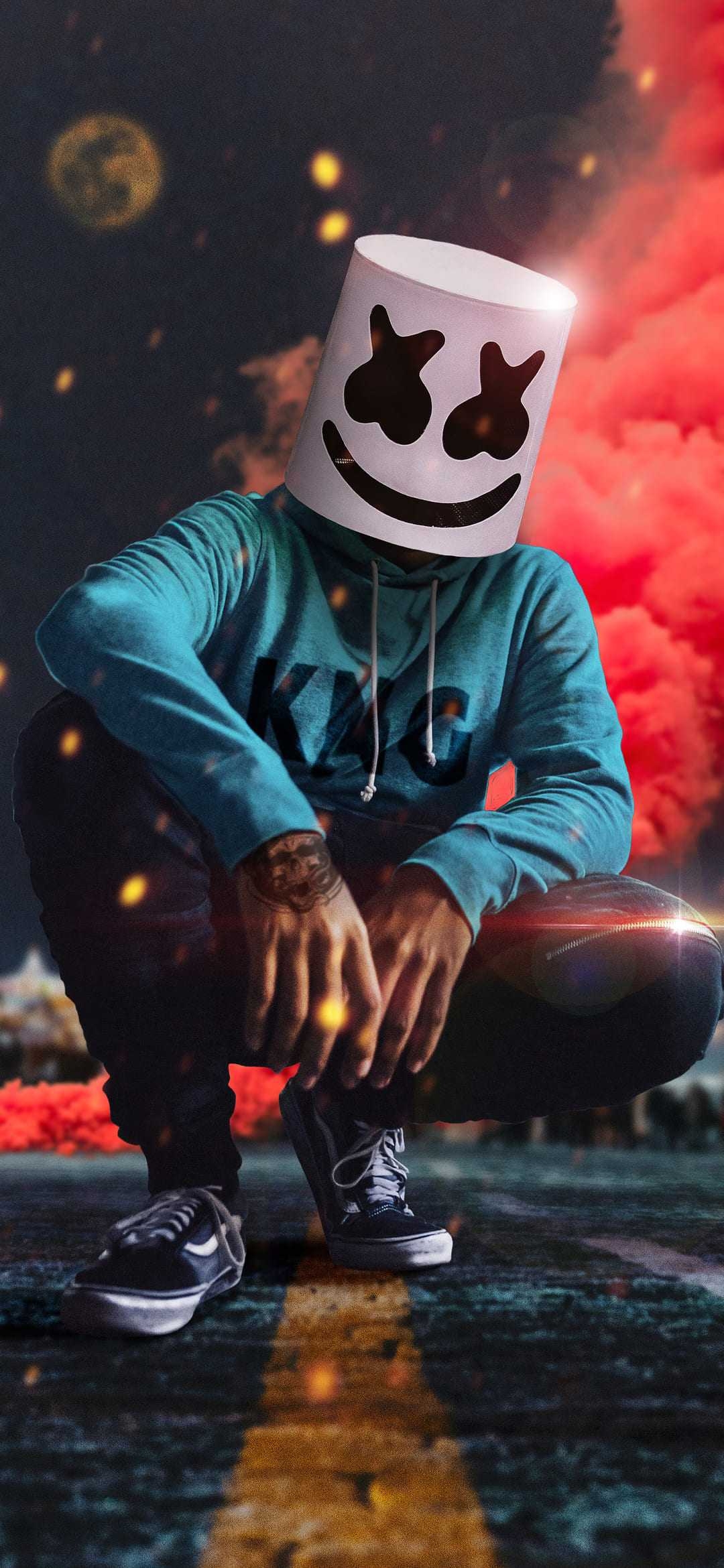 1080x2340 Marshmello Wallpaper, Phone