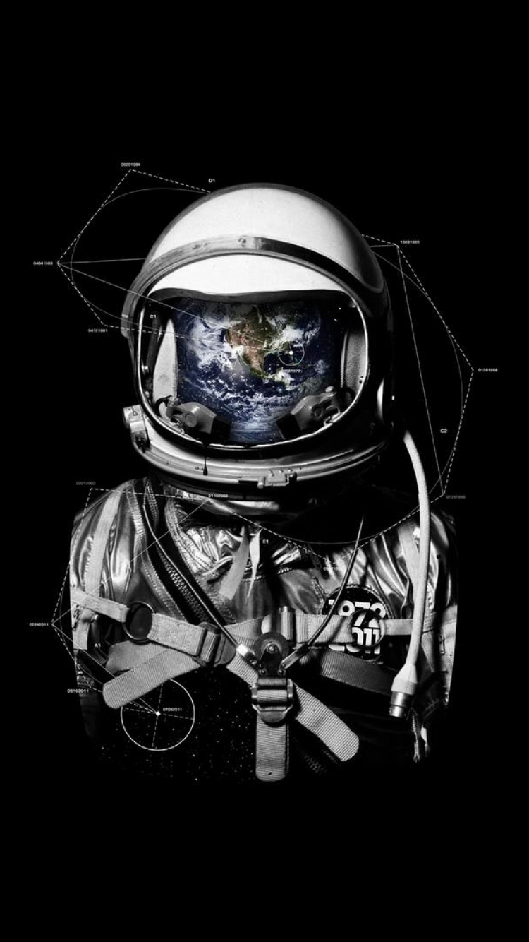 750x1340 Astronaut Apple IPhone 5 (640x1136) Wallpaper, Phone