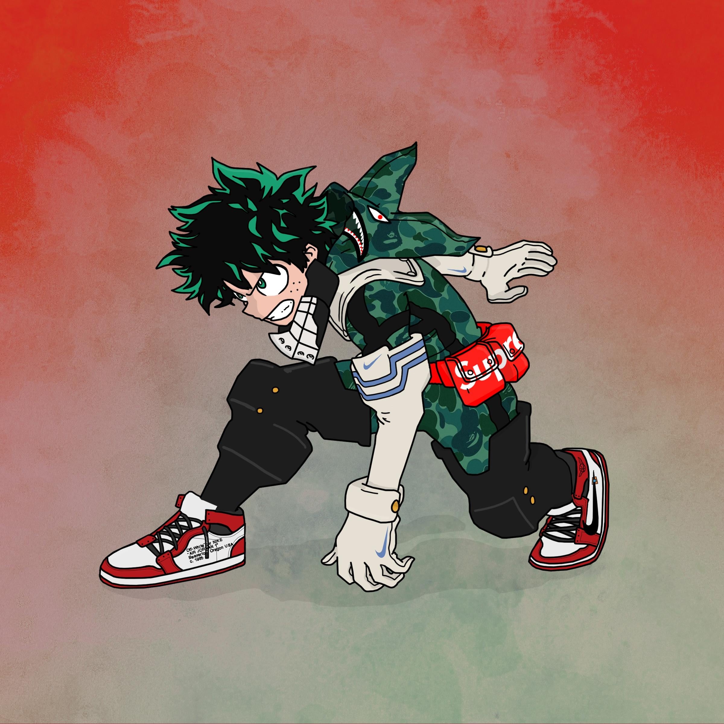 2400x2400 Hypebeast Deku: BokuNoHeroAcademia, Phone