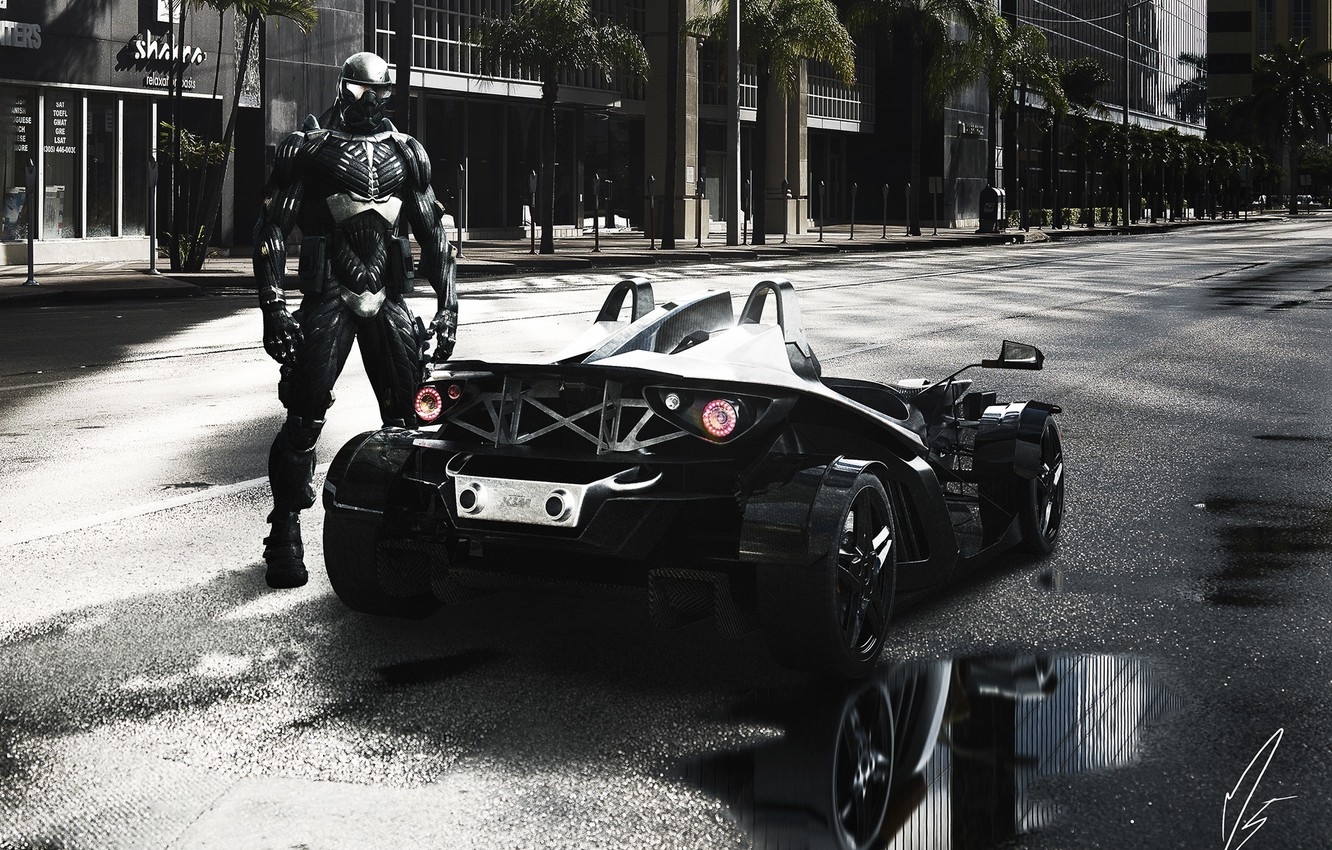 1340x850 Wallpaper Crysis, KTM, Game, X Bow Image For Desktop, Section игры, Desktop