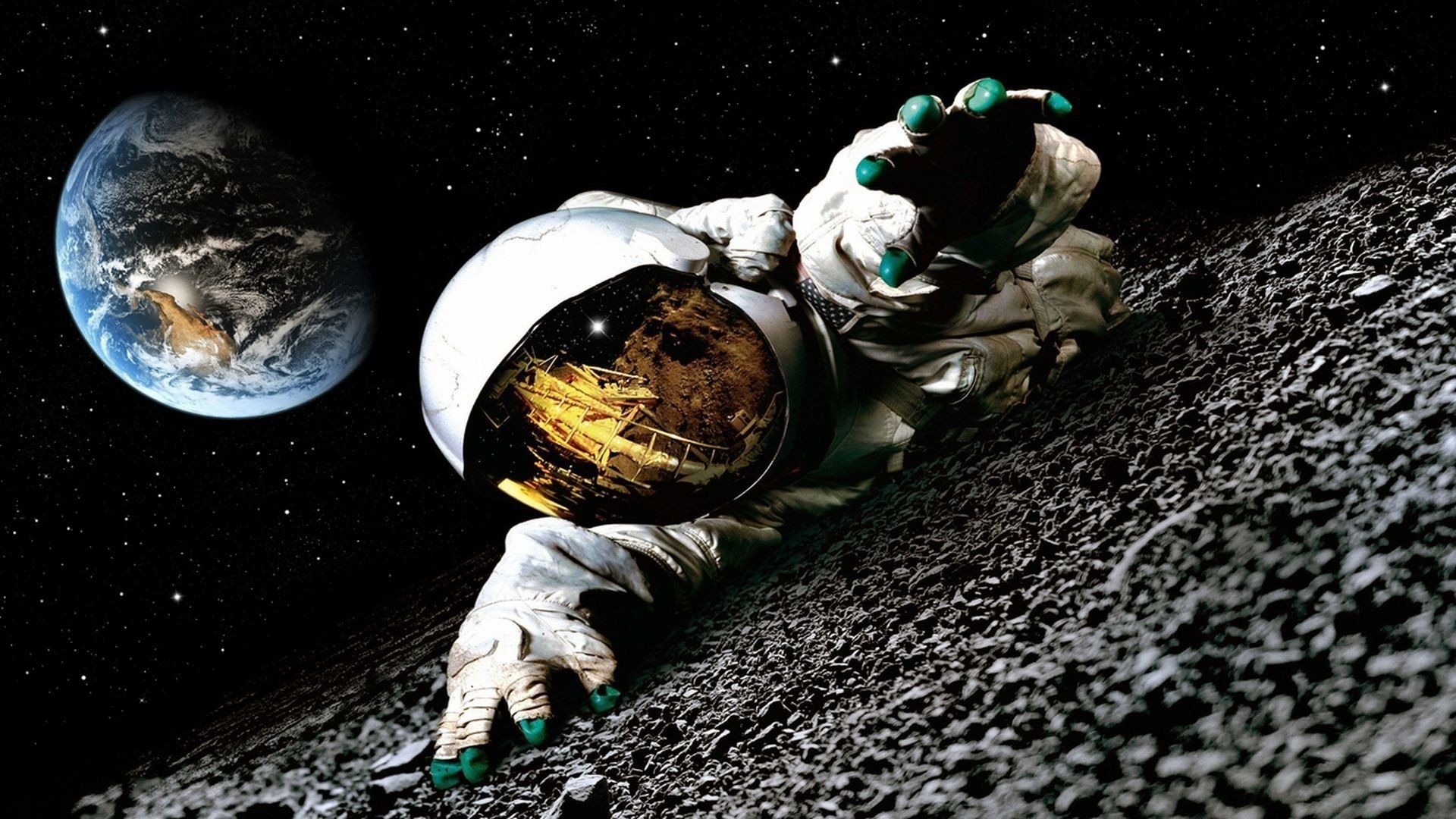 1920x1080 Outer space movies Moon Earth astronauts science fiction Apollo 18 (movie) wallpaperx1080, Desktop