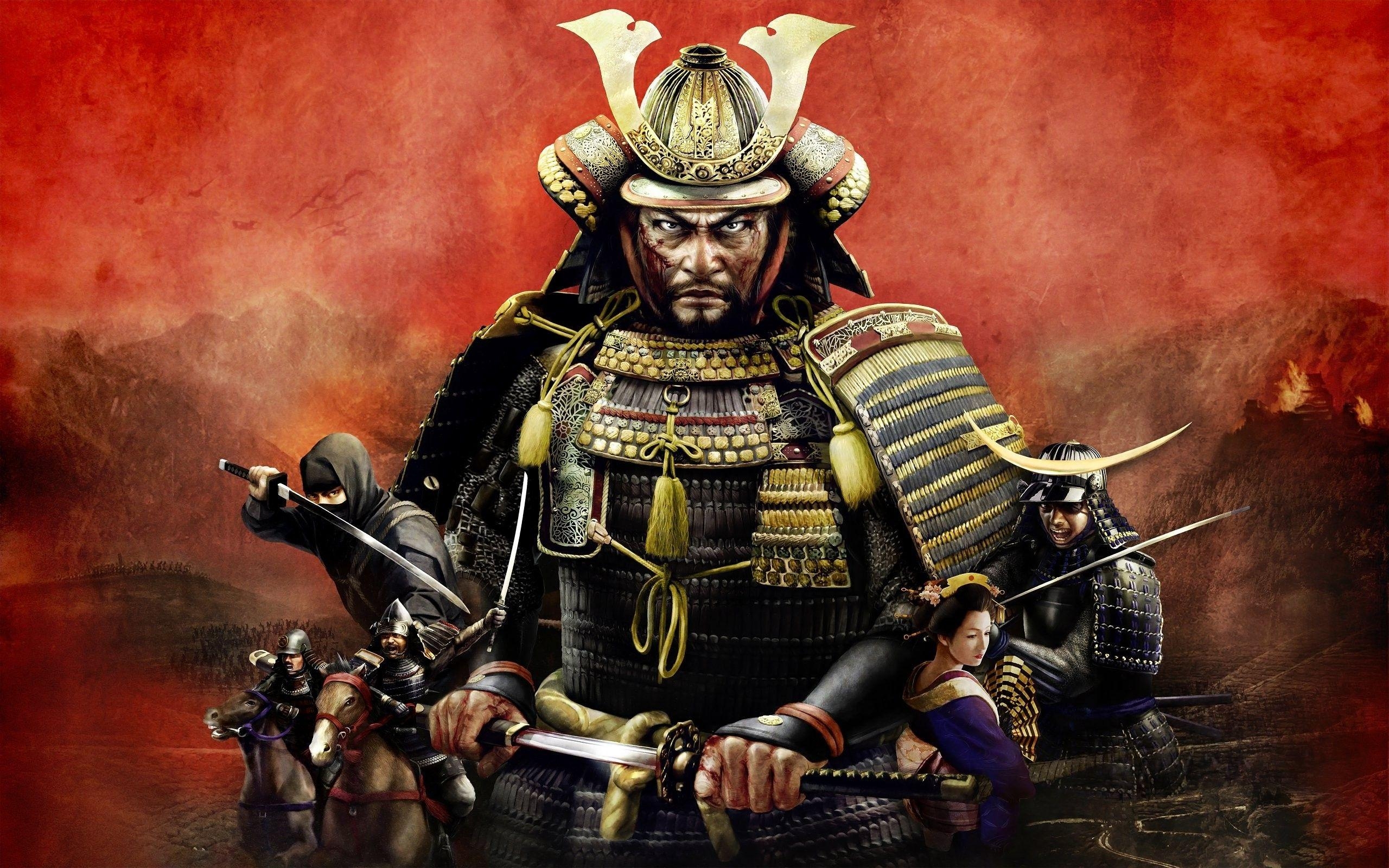 2560x1600 Total War: Shogun 2, Samurai, Warrior, Video Games, Katana, Desktop