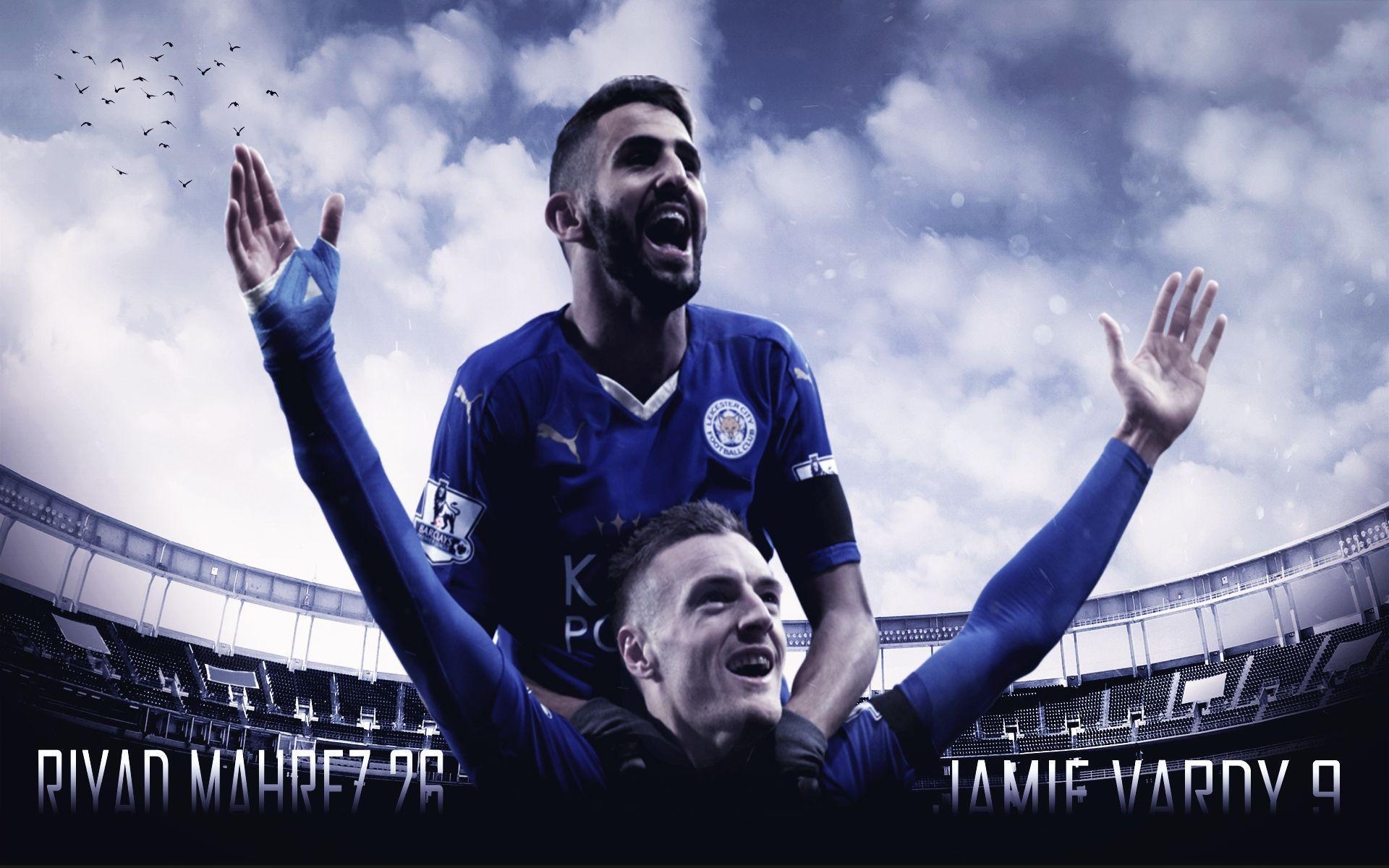 1920x1200 Riyad Mahrez and Jamie Vardy Wallpaper, Desktop