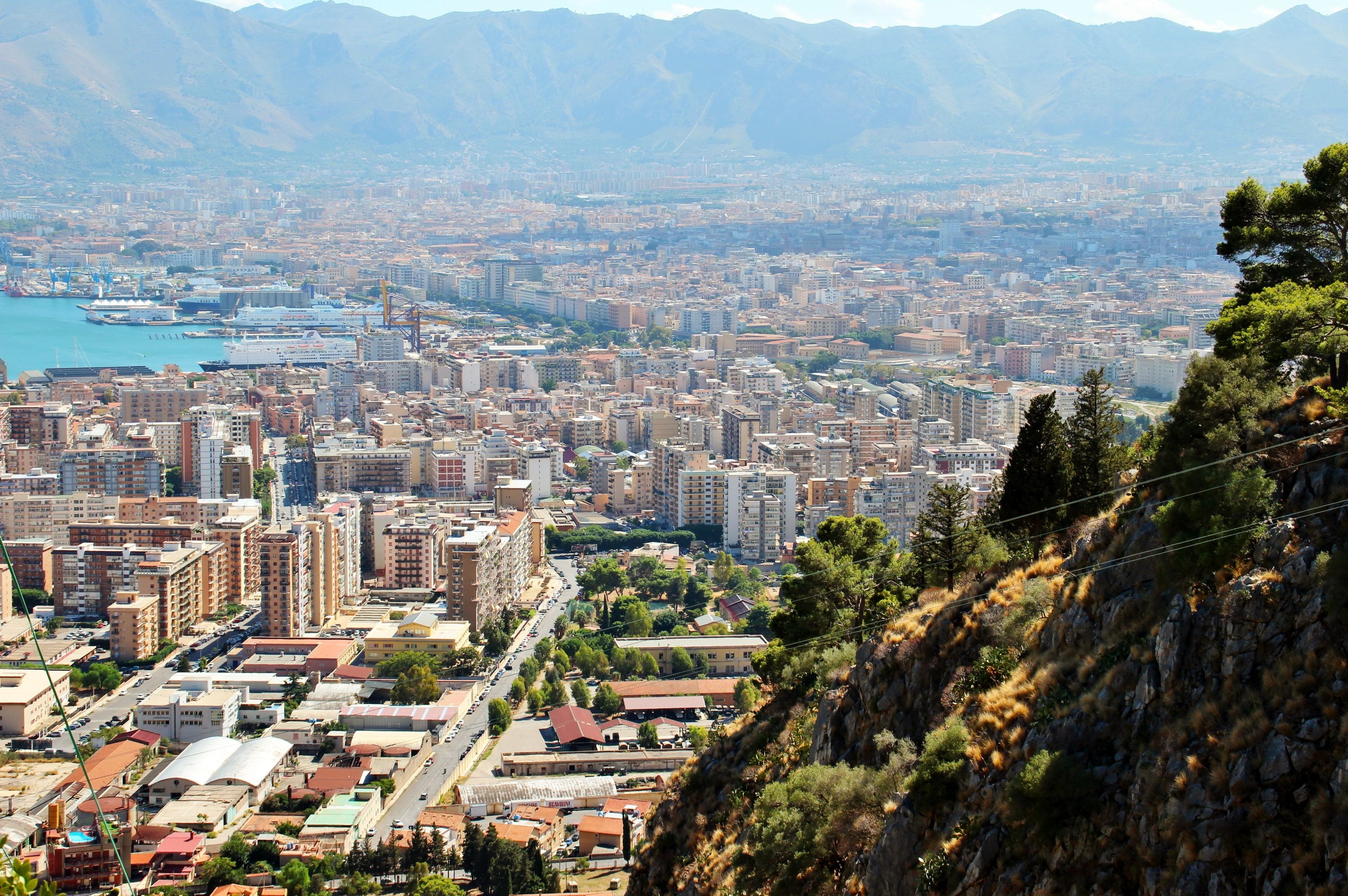 3000x2000 Photo Italy Palermo From above Cities Building, Desktop