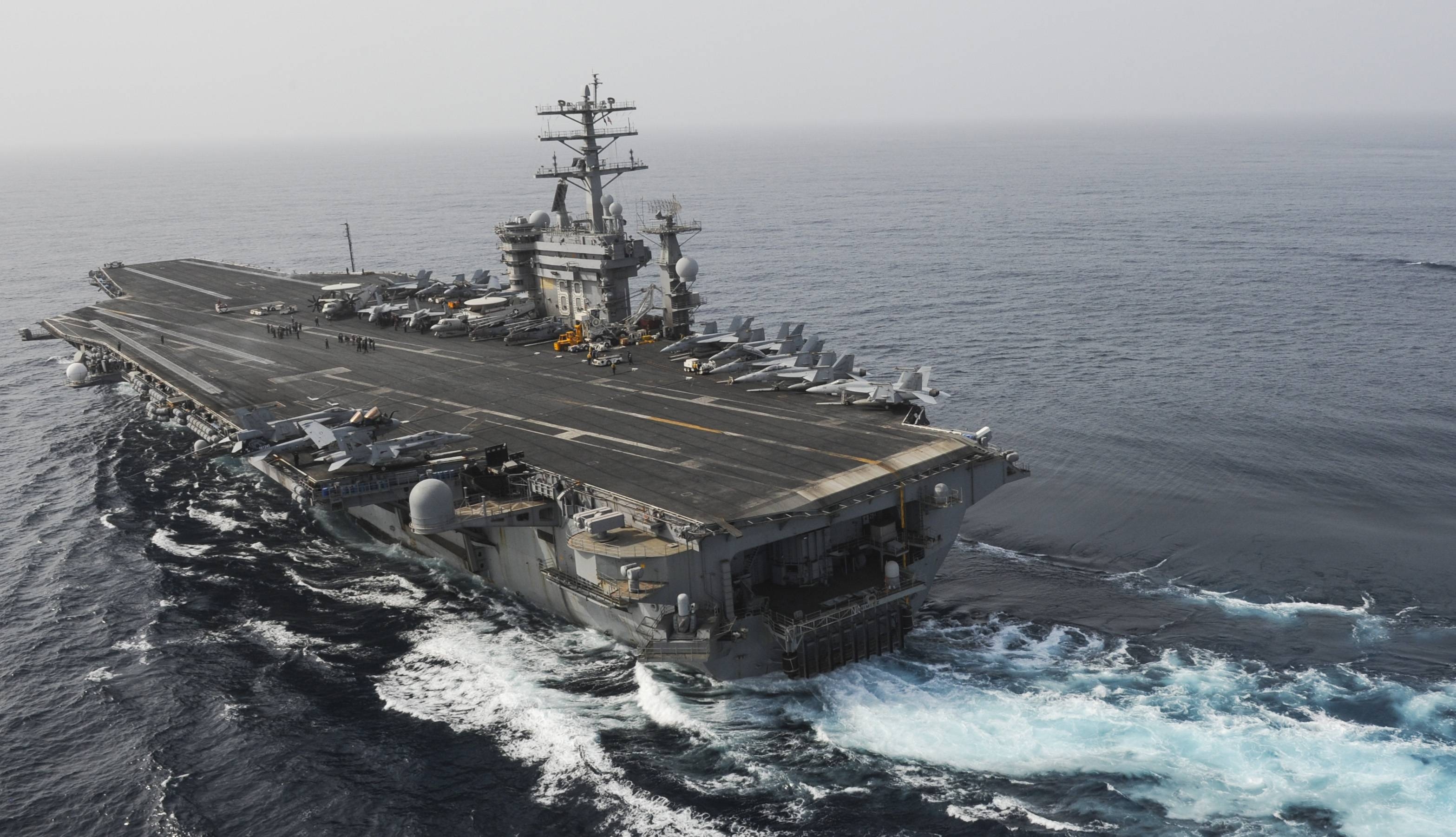 3140x1810 Download wallpaper USS Nimitz, aircraft carrier, aircraft carrier, Desktop