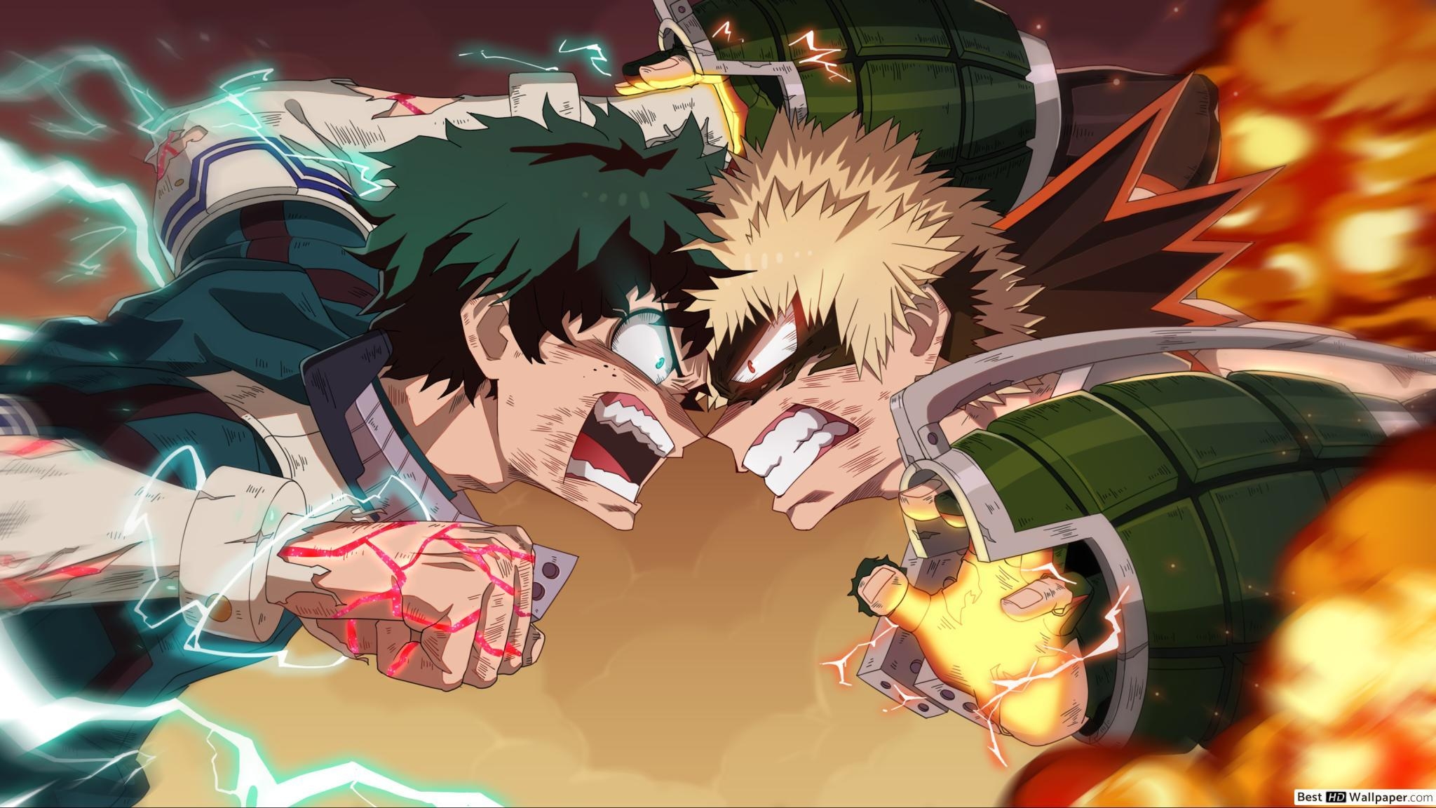 2050x1160 Katsuki Bakugou And Izuku Midoriya Free Wallpaper & Background, Desktop