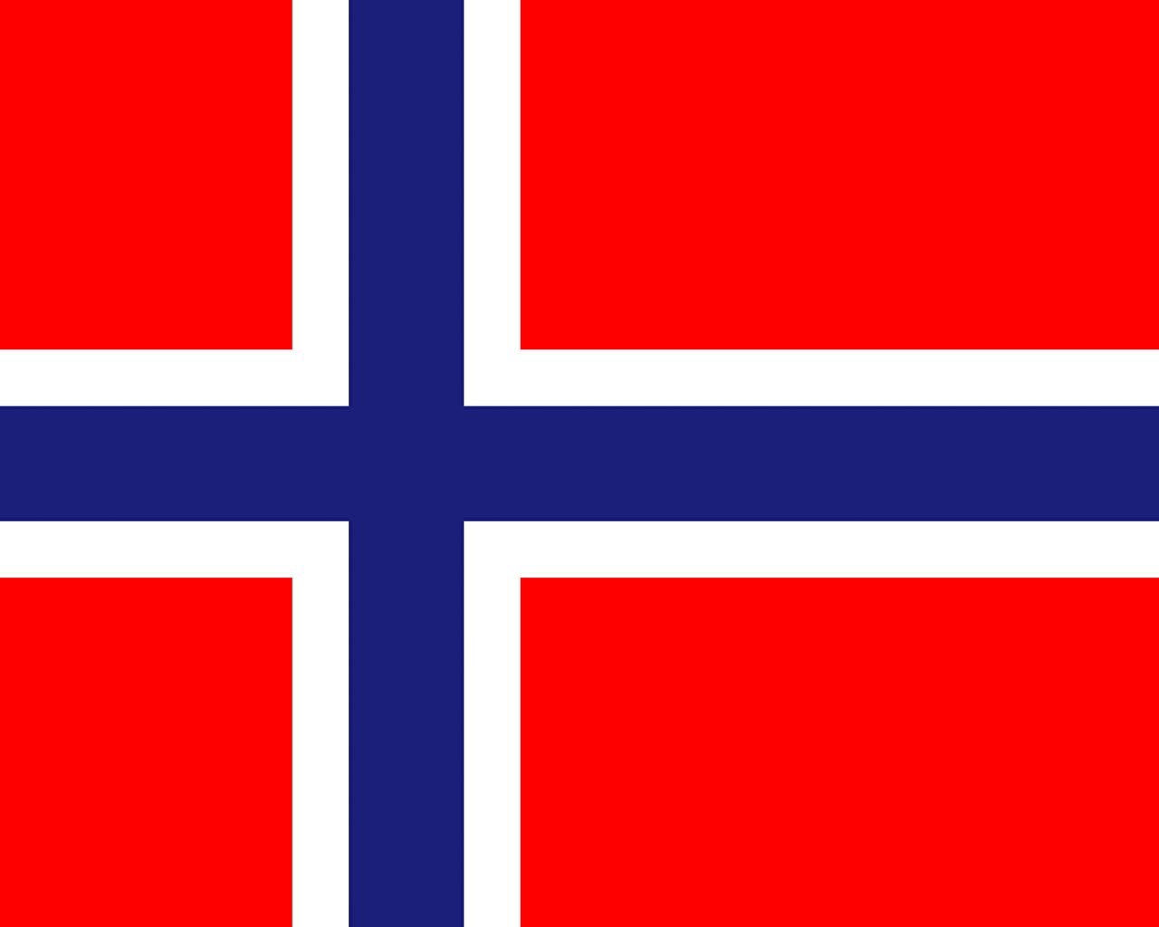 1280x1030 Wallpaper Norway Flag Cross, Desktop