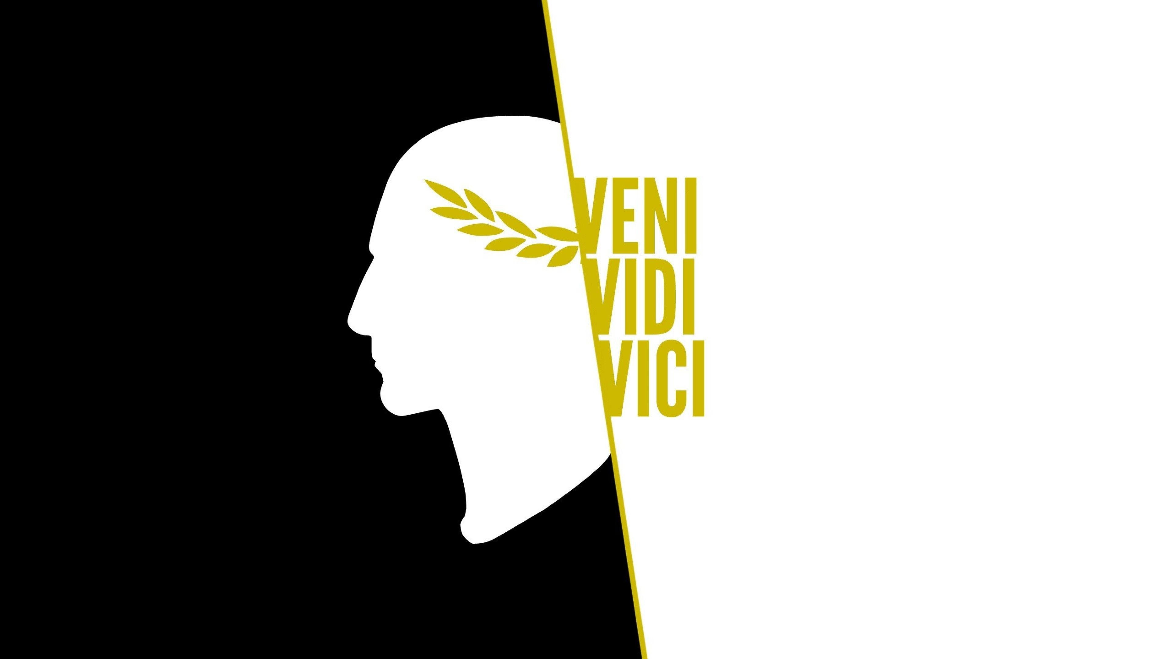 3840x2160 Download Wallpaper  Veni vidi vici, Julius caesar, Art 4K, Desktop