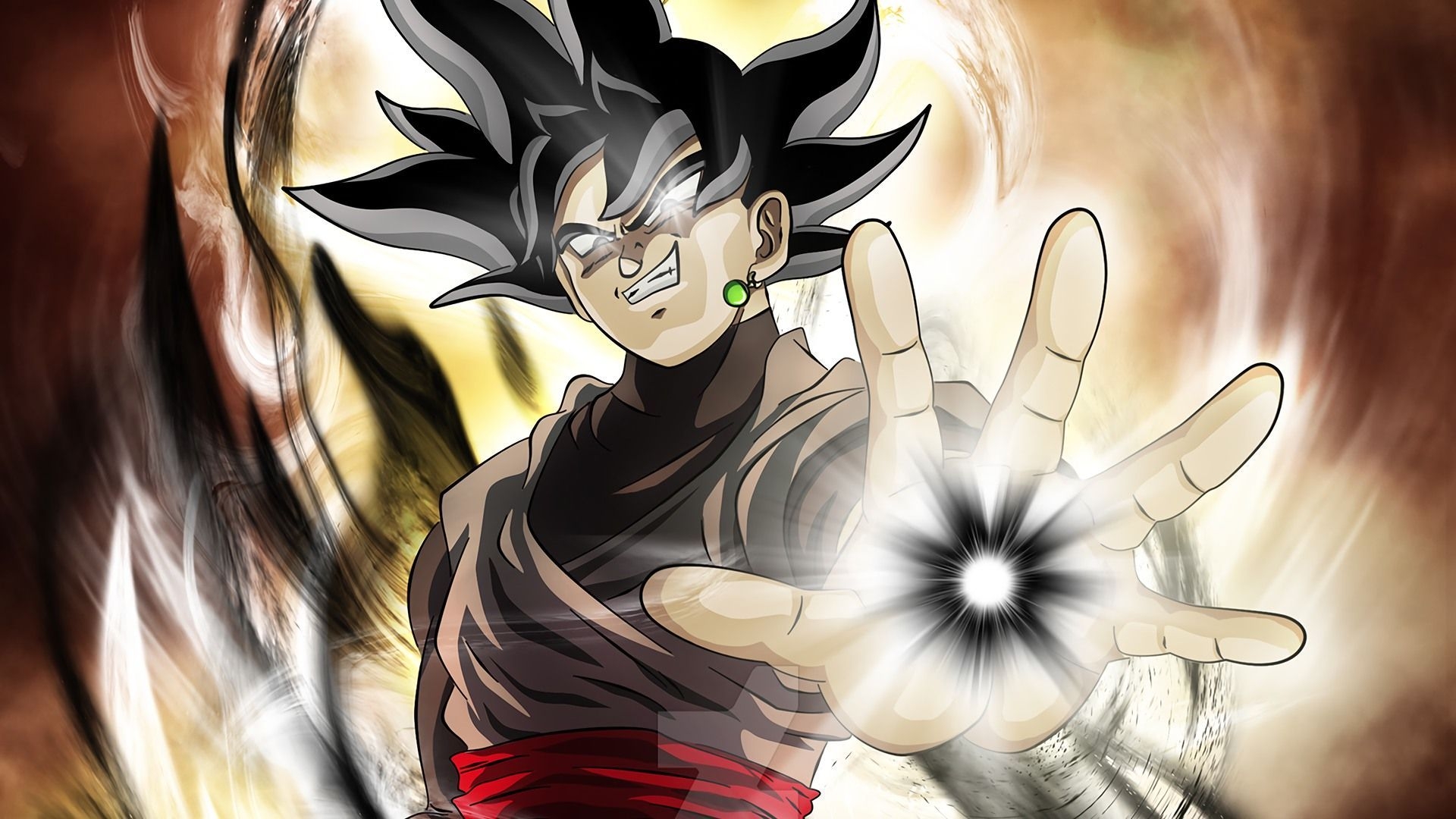 1920x1080 Black Goku Wallpaper HD. Goku black, Cool wallpaper dragon, Goku, Desktop