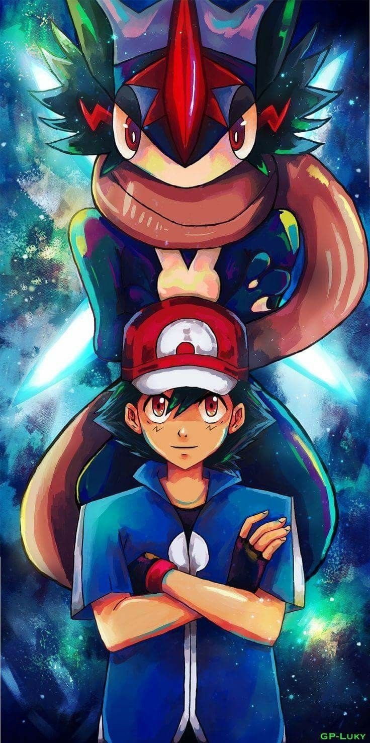 740x1480 Ash greninja. Pokemon poster, Cute pokemon wallpaper, Cute pokemon, Phone