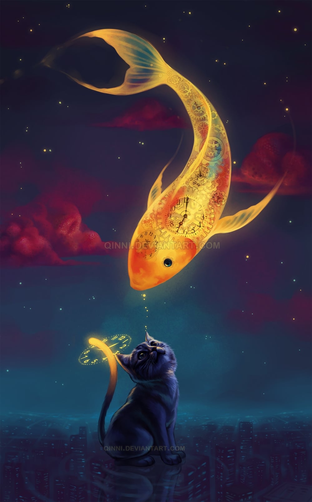 1000x1610 Iphone Wallpaper 'To Catch A Moon Fish, Phone