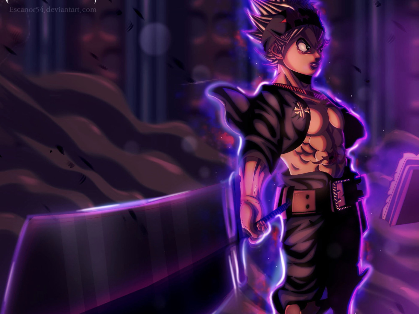 1400x1050 Wallpaper Anime, Black Clover, Asta Black Clover • Wallpaper For You, Desktop