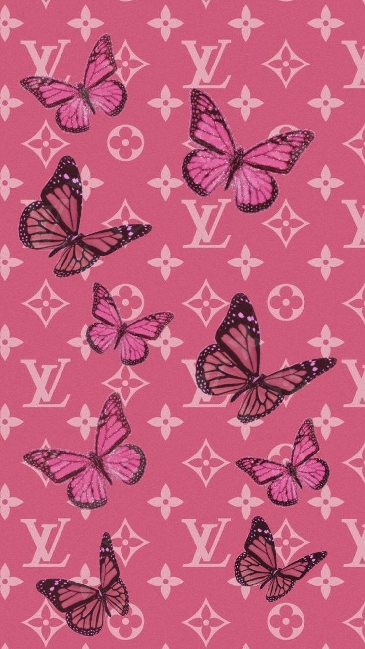 740x1310 Butterfly lv❤. Butterfly wallpaper iphone, Pink wallpaper iphone, Butterfly wallpaper, Phone