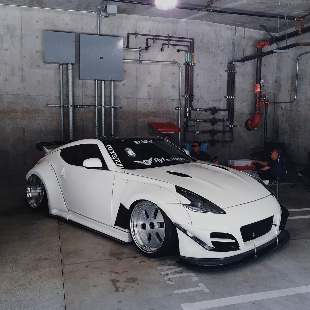 1080x1080 Wallpaper, JDM, sports car, tuning, Garage, Nissan 370Z, Stance, Phone