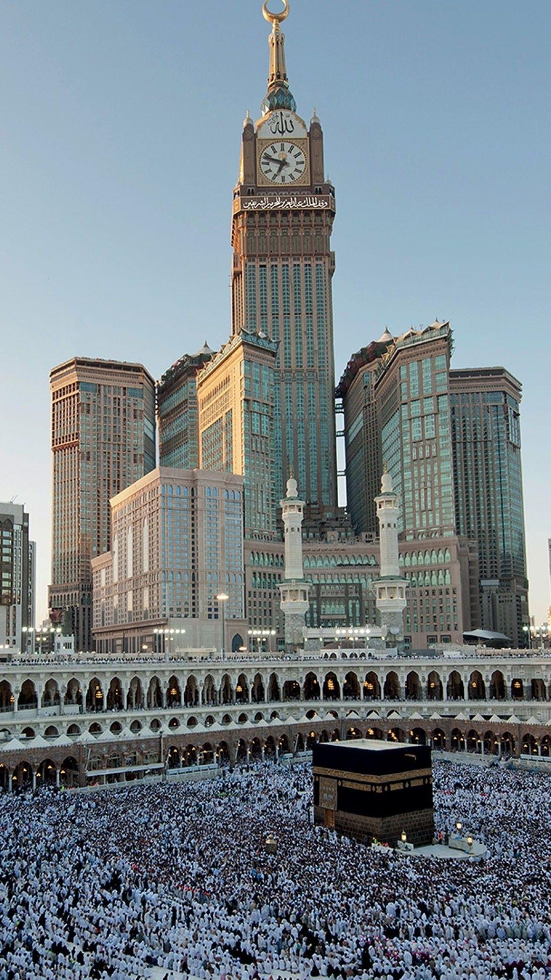 1080x1920 Download Makkah Clock Royal Tower 1080 x 1920, Phone