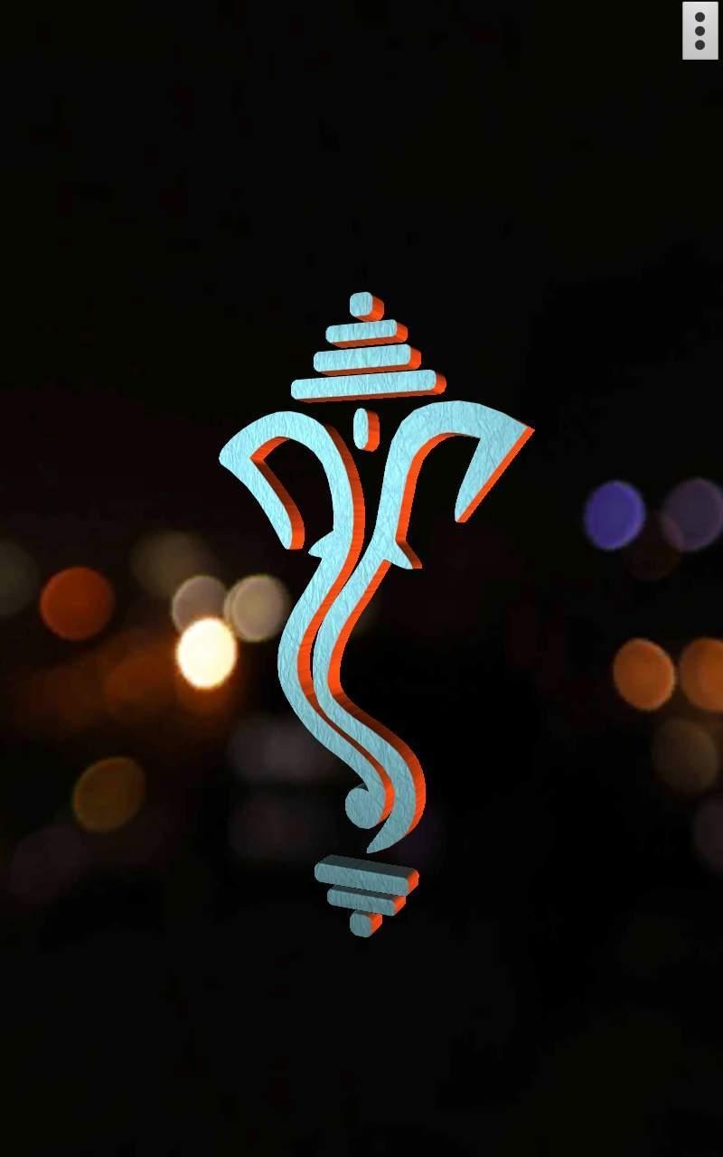 800x1280 3D Ganesh Icon Live Wallpaper for Android, Phone