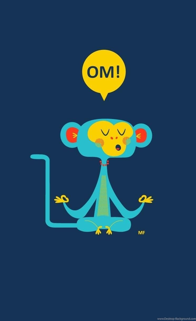 750x1220 Om Cute Monkey iPhone 4s Wallpaper Download Desktop Background, Phone