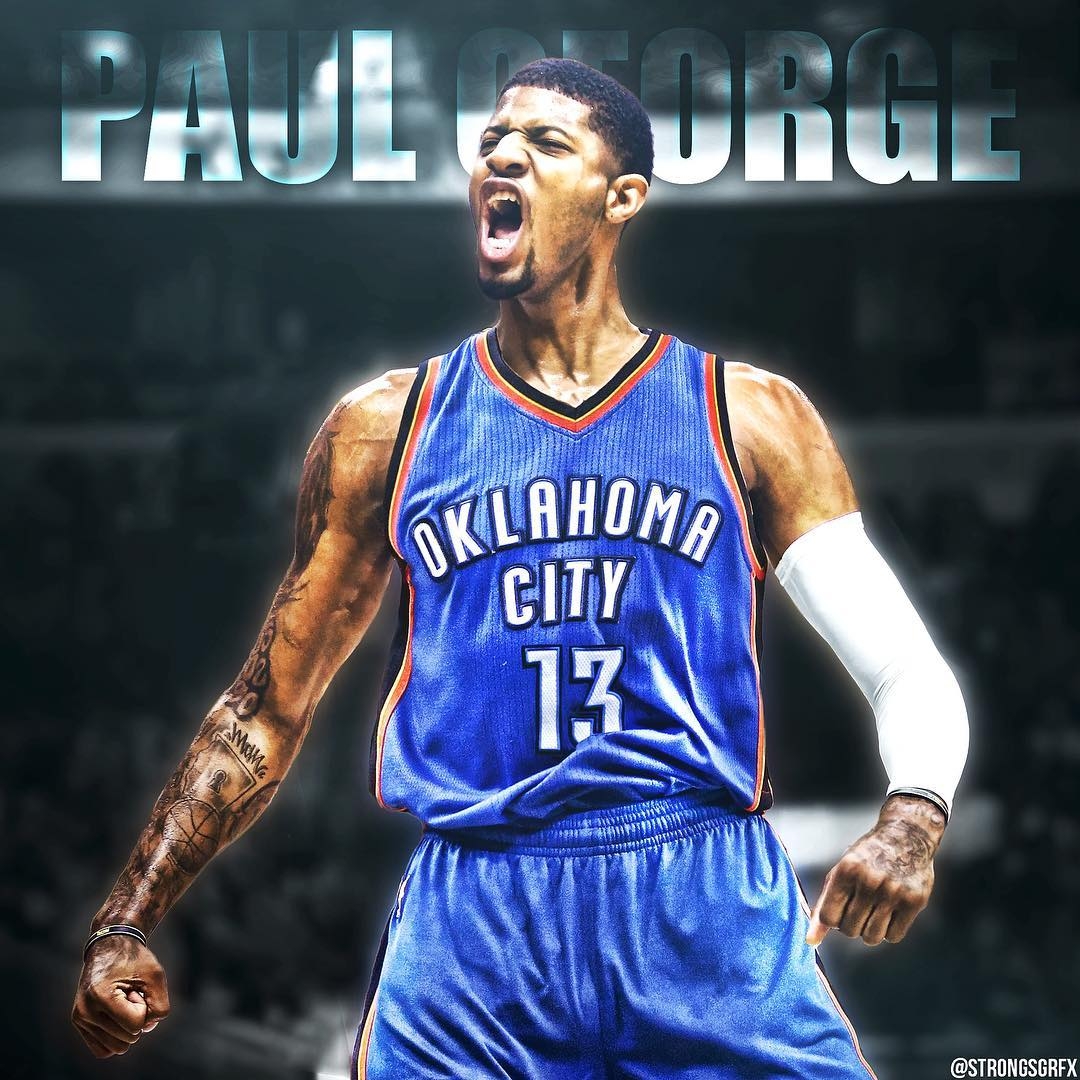 1080x1080 Paul George is heading to #OKC.. Thoughts?.. # #sportsposters, Phone