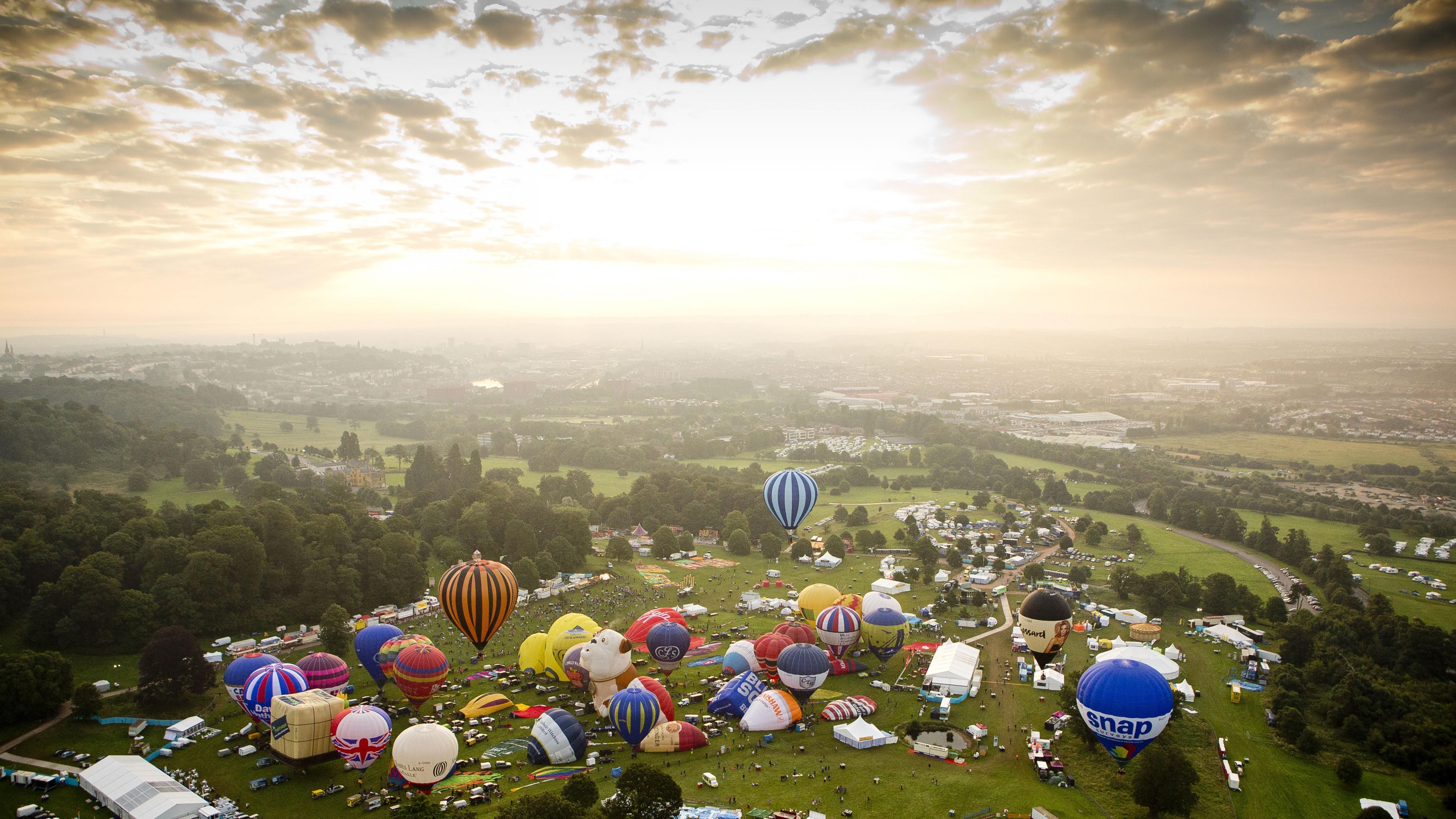 5120x2880 Wallpaper Albuquerque International Balloon Fiesta, New Mexico, USA, Desktop