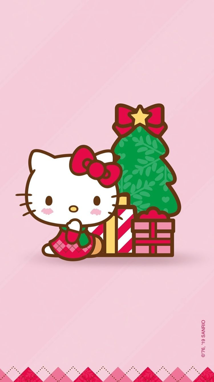 750x1340 Hello Kitty Christmas Wallpaper. Navidad hello kitty, Fotografías de hello kitty, Sanrio hello kitty, Phone