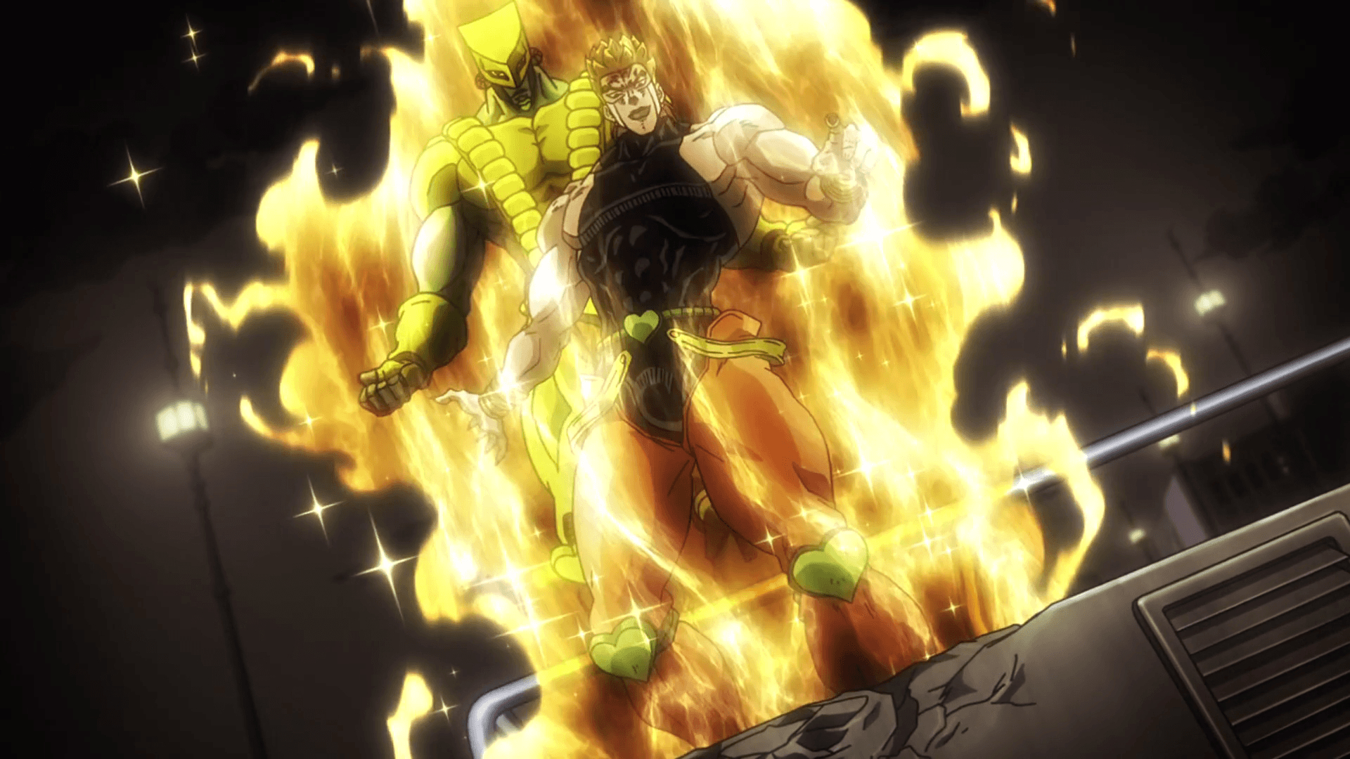 1920x1080 DIO on top of road roller.png. JoJo's Bizarre Encyclopedia, Desktop